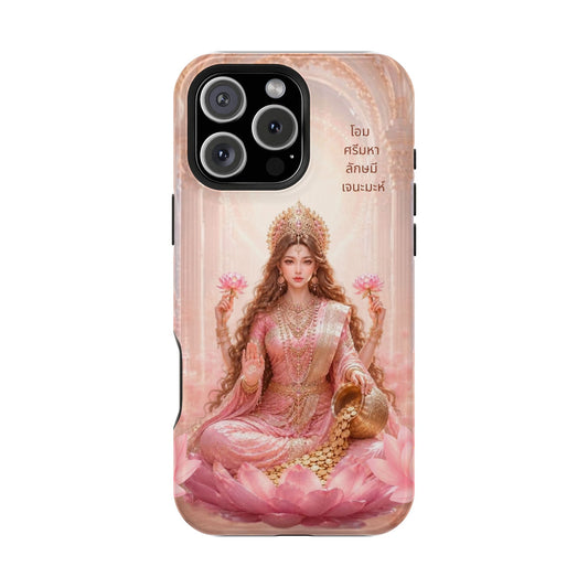 Phone Case — Pink Lotus Goddess Magnetic Impact-Resistant Case