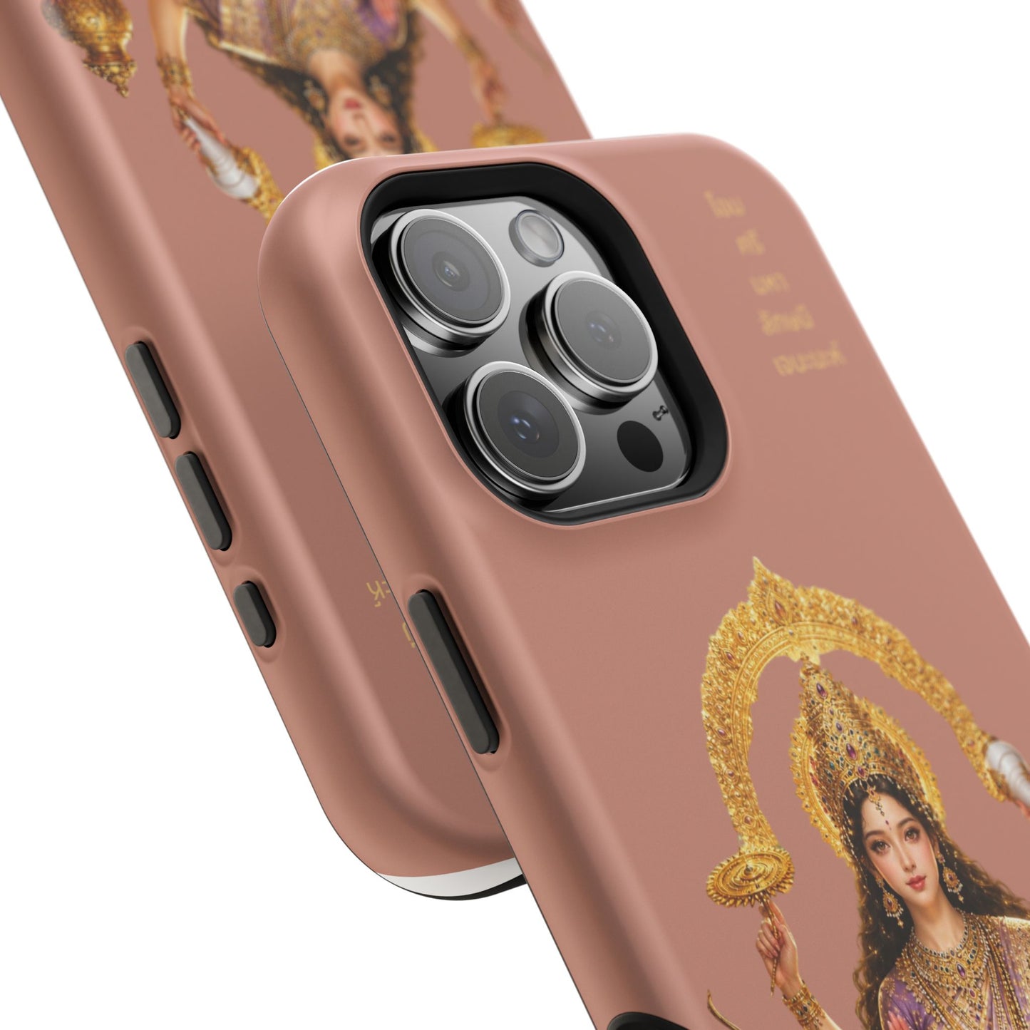 Lakshmi Goddess Phone Case — Magnetic Impact-Resistant Spiritual iPhone Cover
