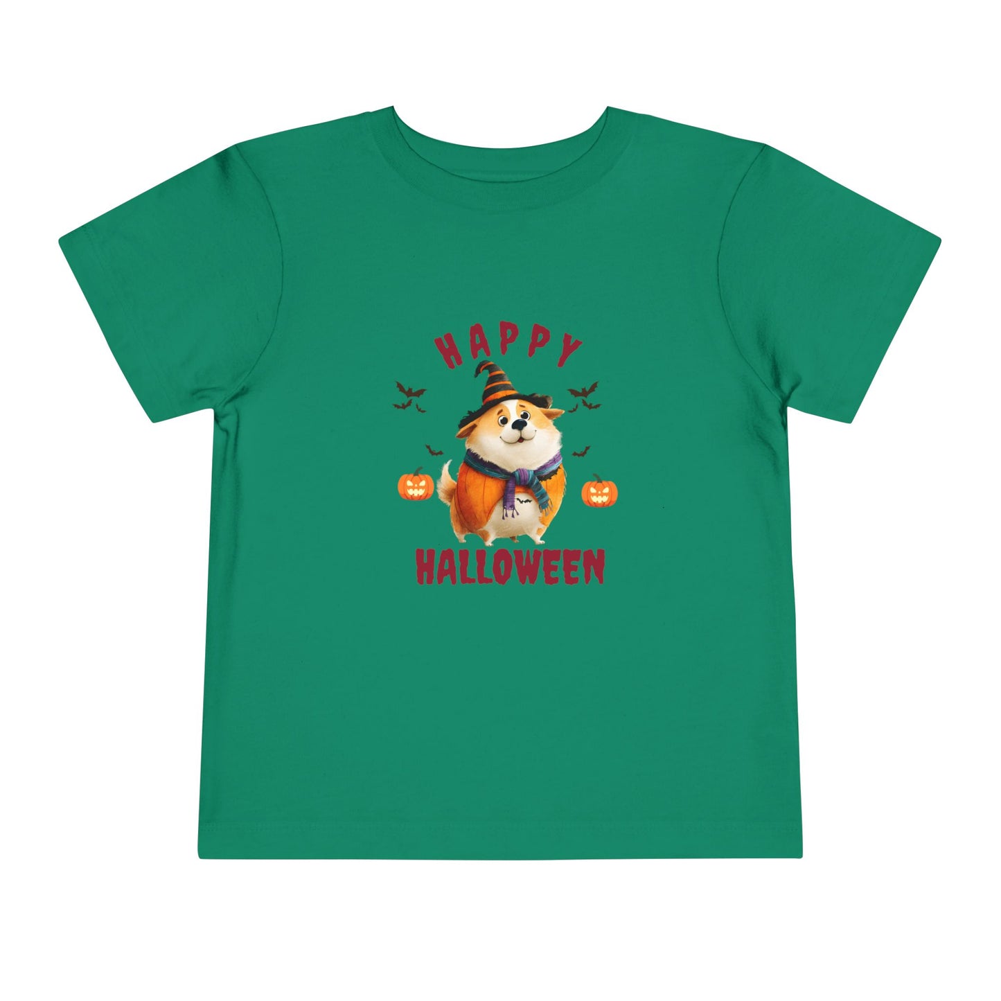 Happy Halloween Toddler Tee, Cute Halloween Shirt, Kids Costume Shirt, Toddler Short Sleeve Top, Halloween Apparel for Kids