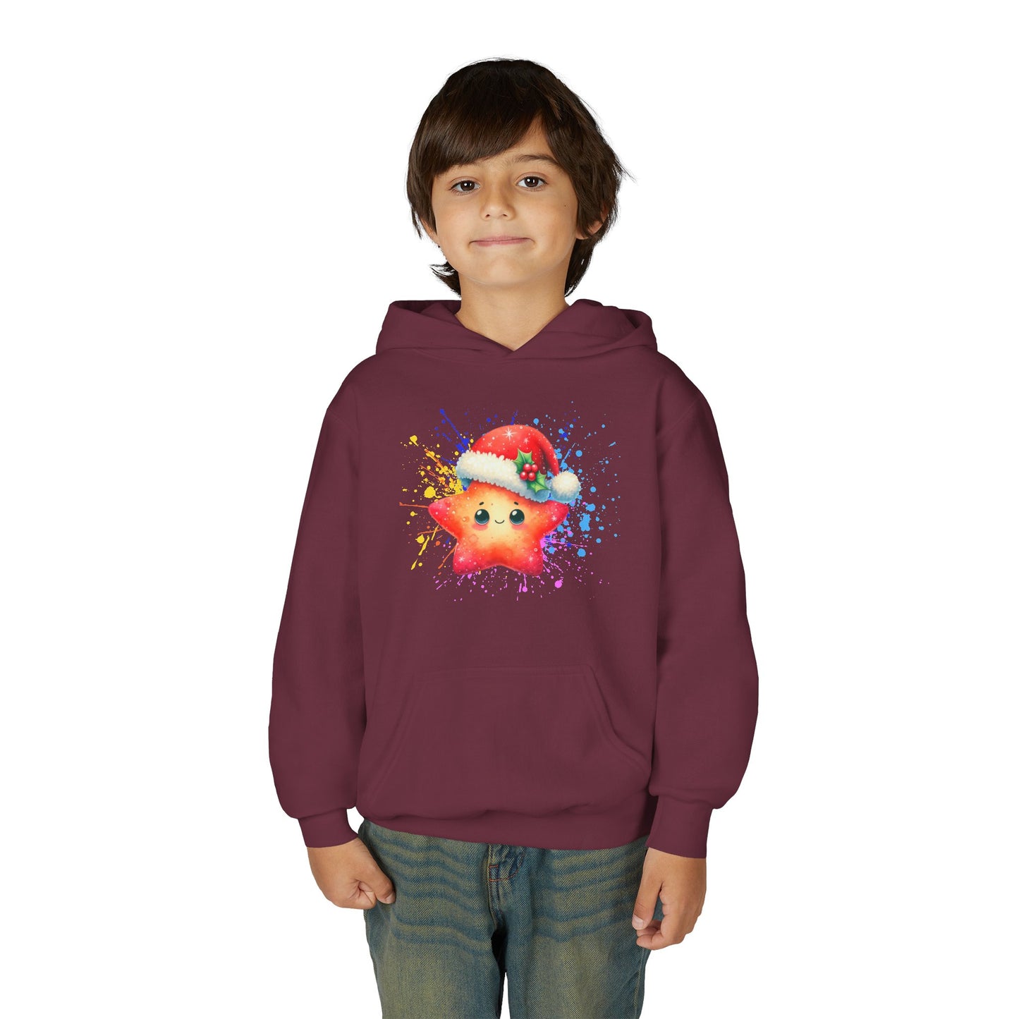 Cute Holiday Star Hoodie for Kids