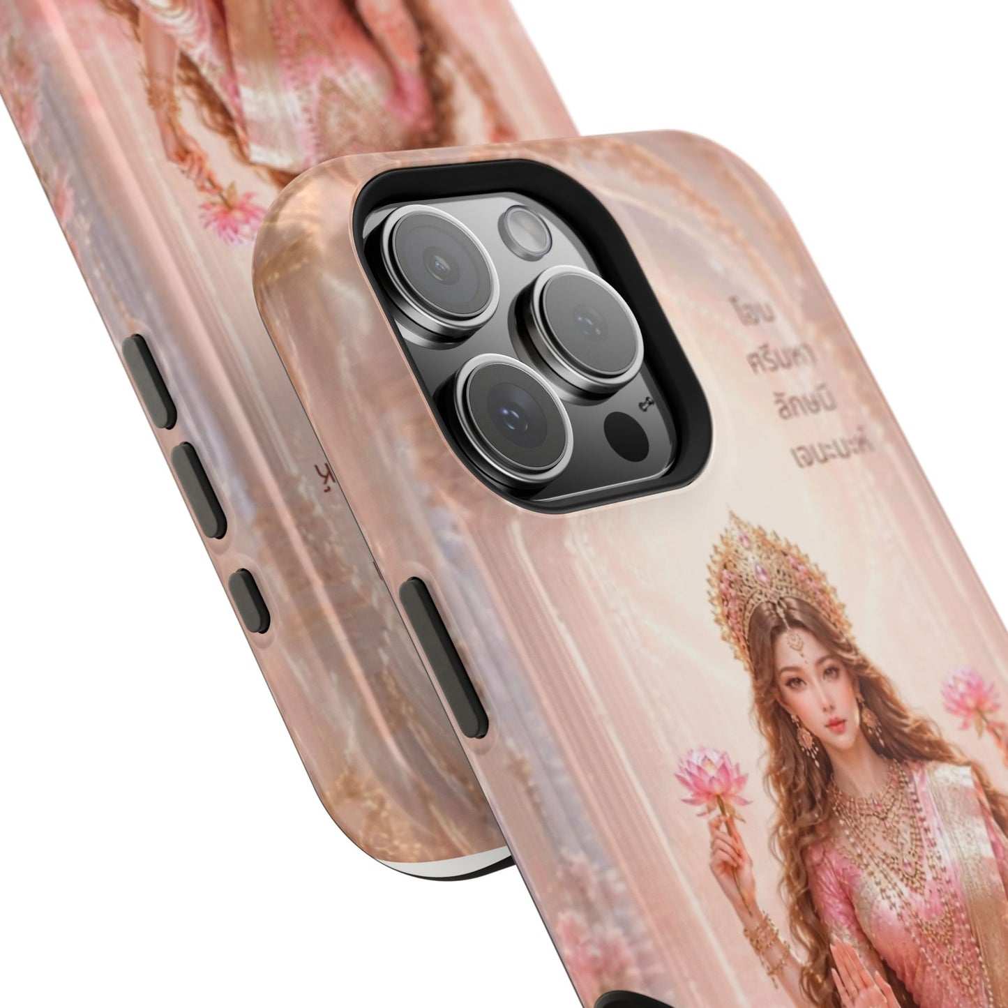 Phone Case — Pink Lotus Goddess Magnetic Impact-Resistant Case
