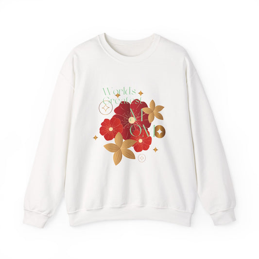 Floral Art Sweatshirt - Cozy Unisex Crewneck for All Occasions, Perfect Gift for Nature Lovers, Spring Vibes, Floral Aesthetic, [...]