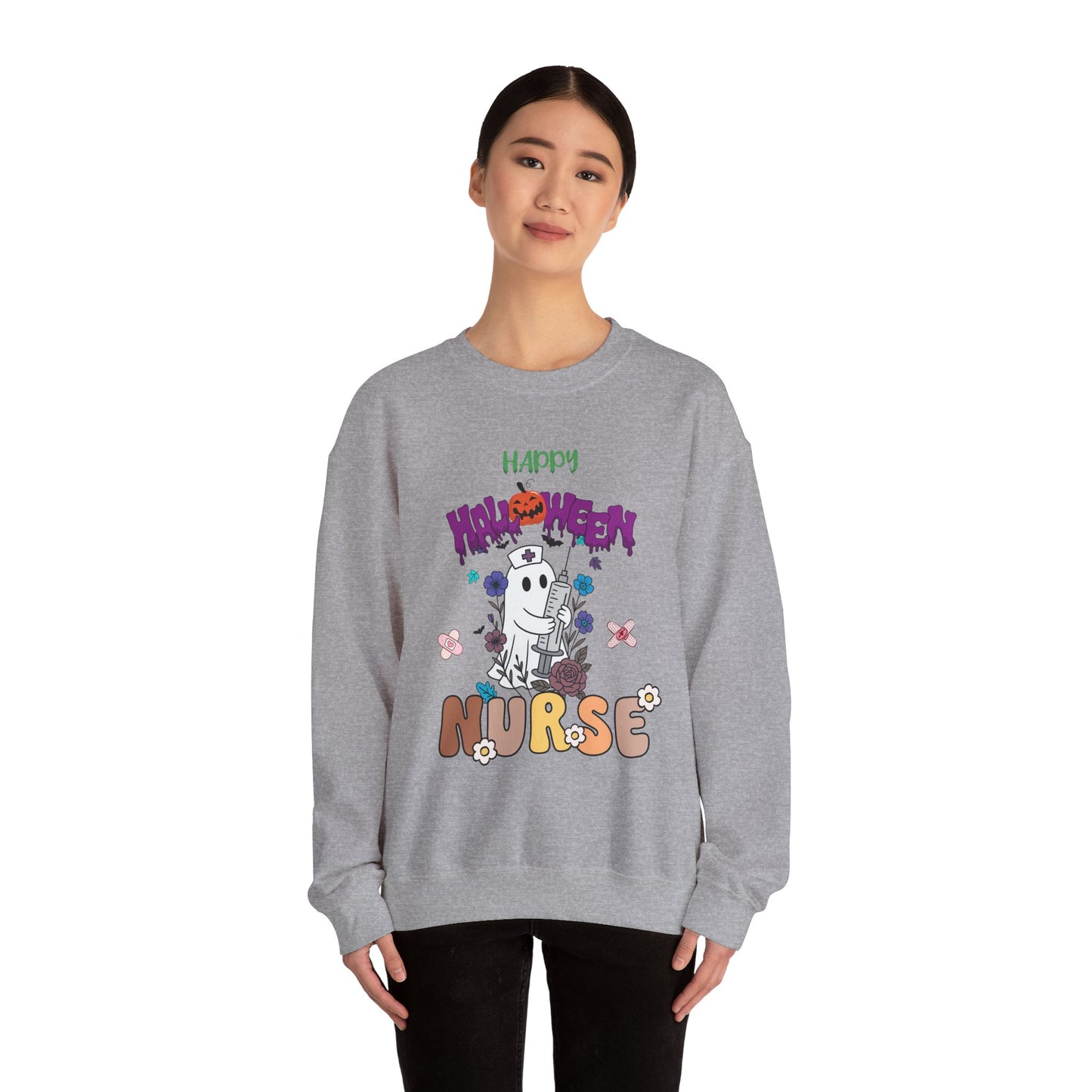 Happy Halloween Nurse Sweatshirt, Unisex Crewneck Sweatshirt for Nurses, Cozy Halloween Apparel, Fall Celebration Clothing, Perfect [...]