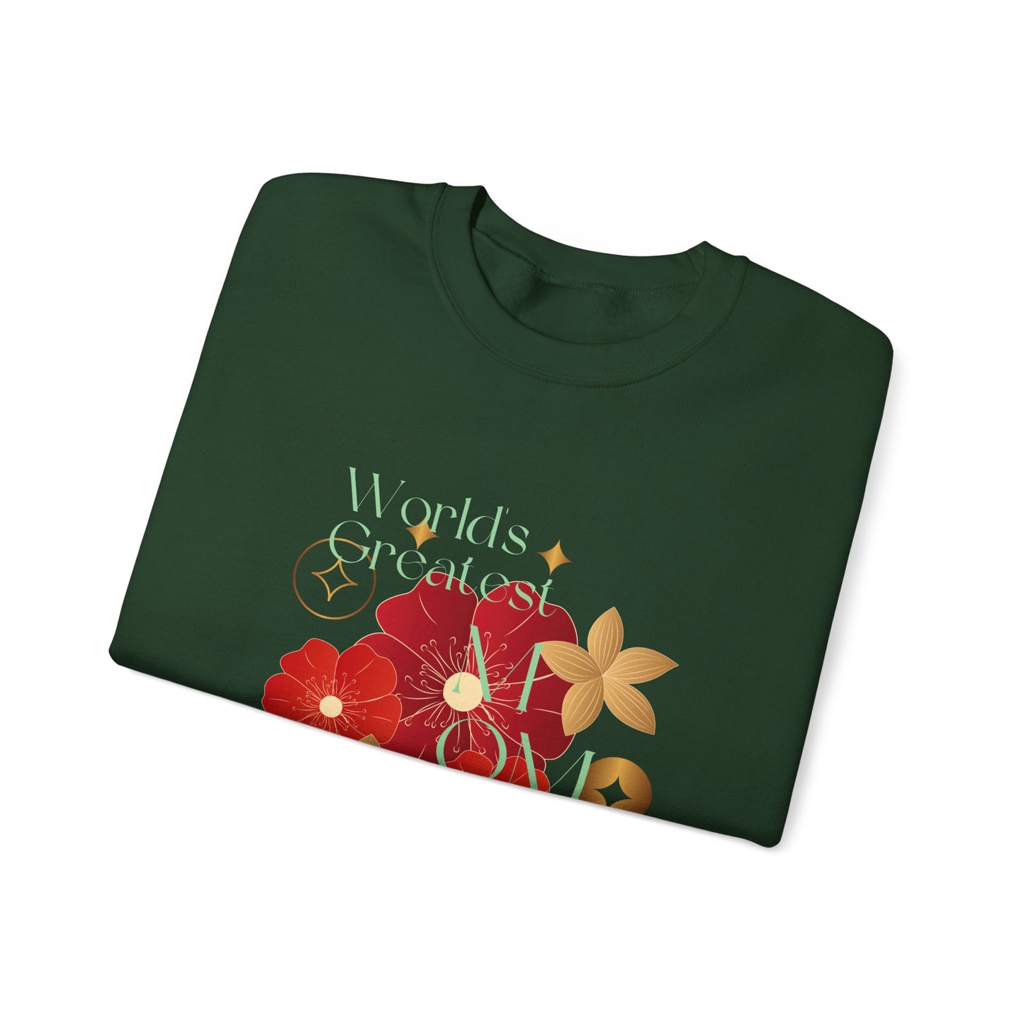 Floral Art Sweatshirt - Cozy Unisex Crewneck for All Occasions, Perfect Gift for Nature Lovers, Spring Vibes, Floral Aesthetic, [...]