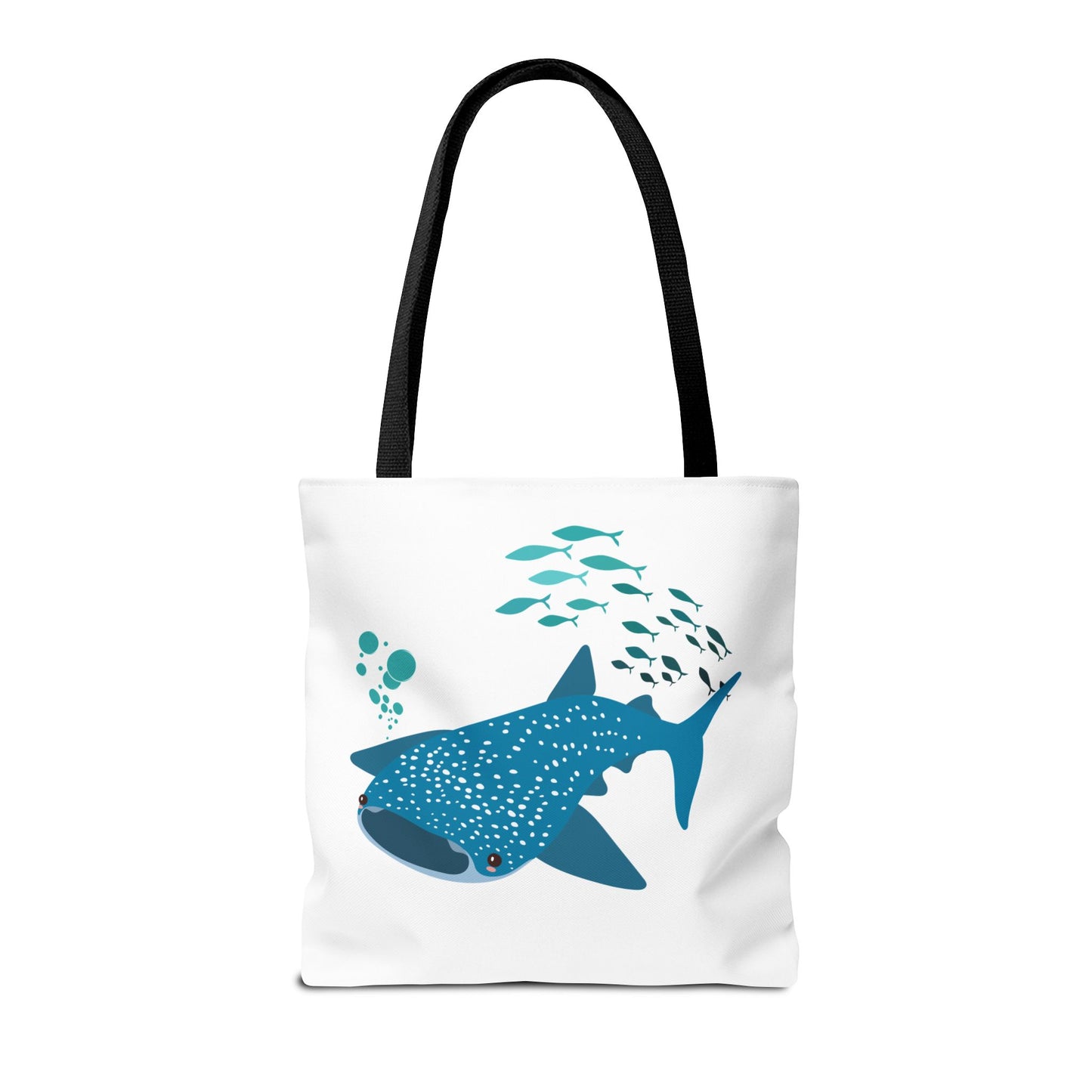 Whale Shark school of fish and buddles Tote Bag