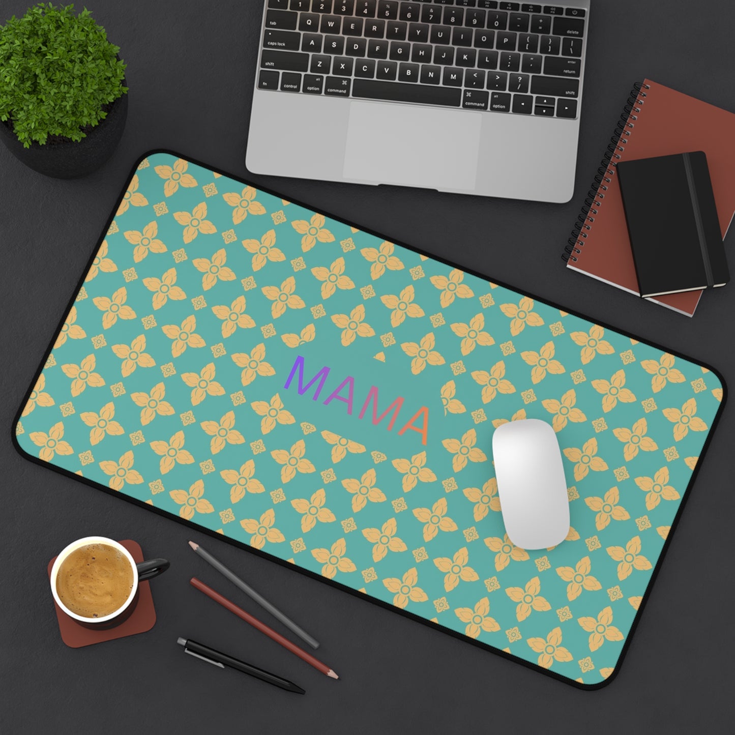 Personalized Mama Desk Mat - Stylish & Functional Workspace Decor