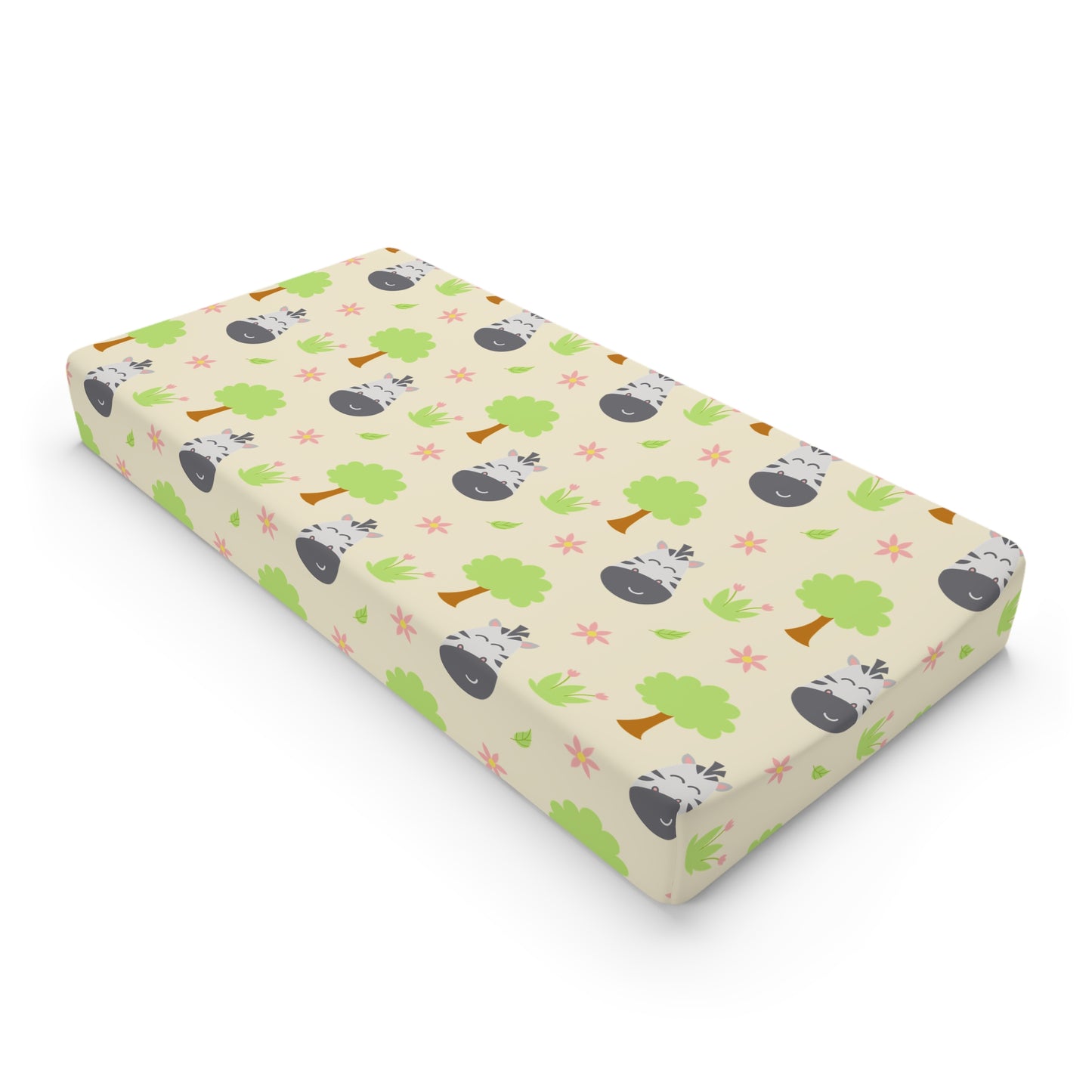 Baby Changing Pad Cover — Cute Woodland Koala & Tree Nursery Pattern