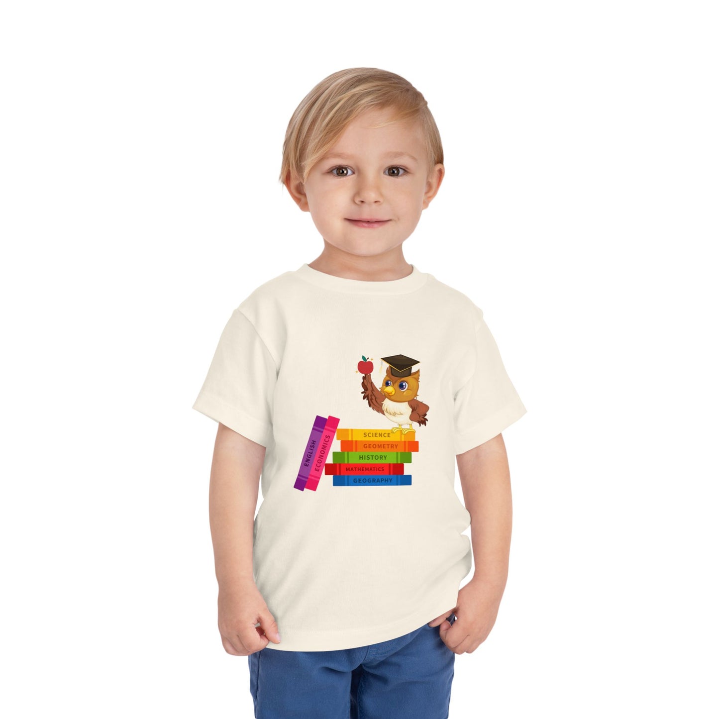 Graduation Owl Toddler Tee, Kids Graduation Gift, Cute Animal Shirt, Back to School Outfit, Book Lover Apparel, Preschool Tee