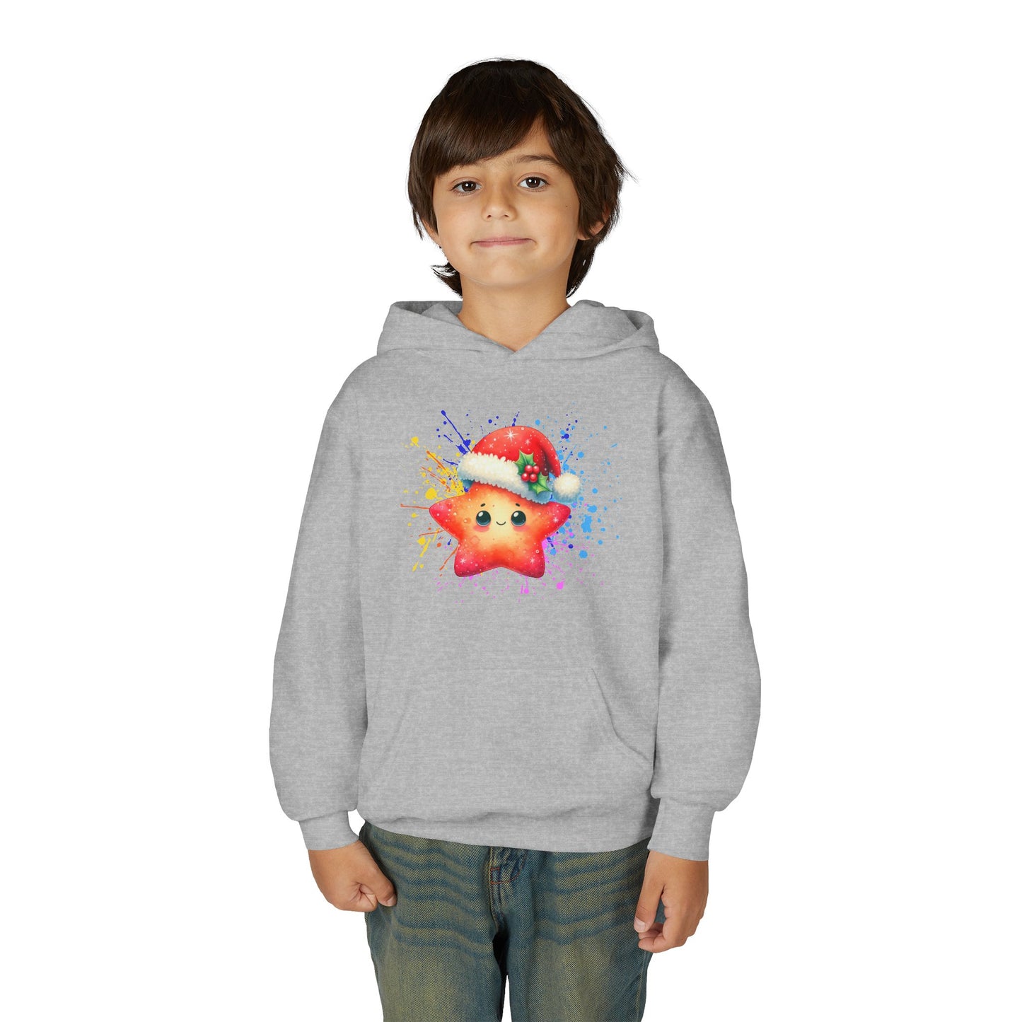 Cute Holiday Star Hoodie for Kids