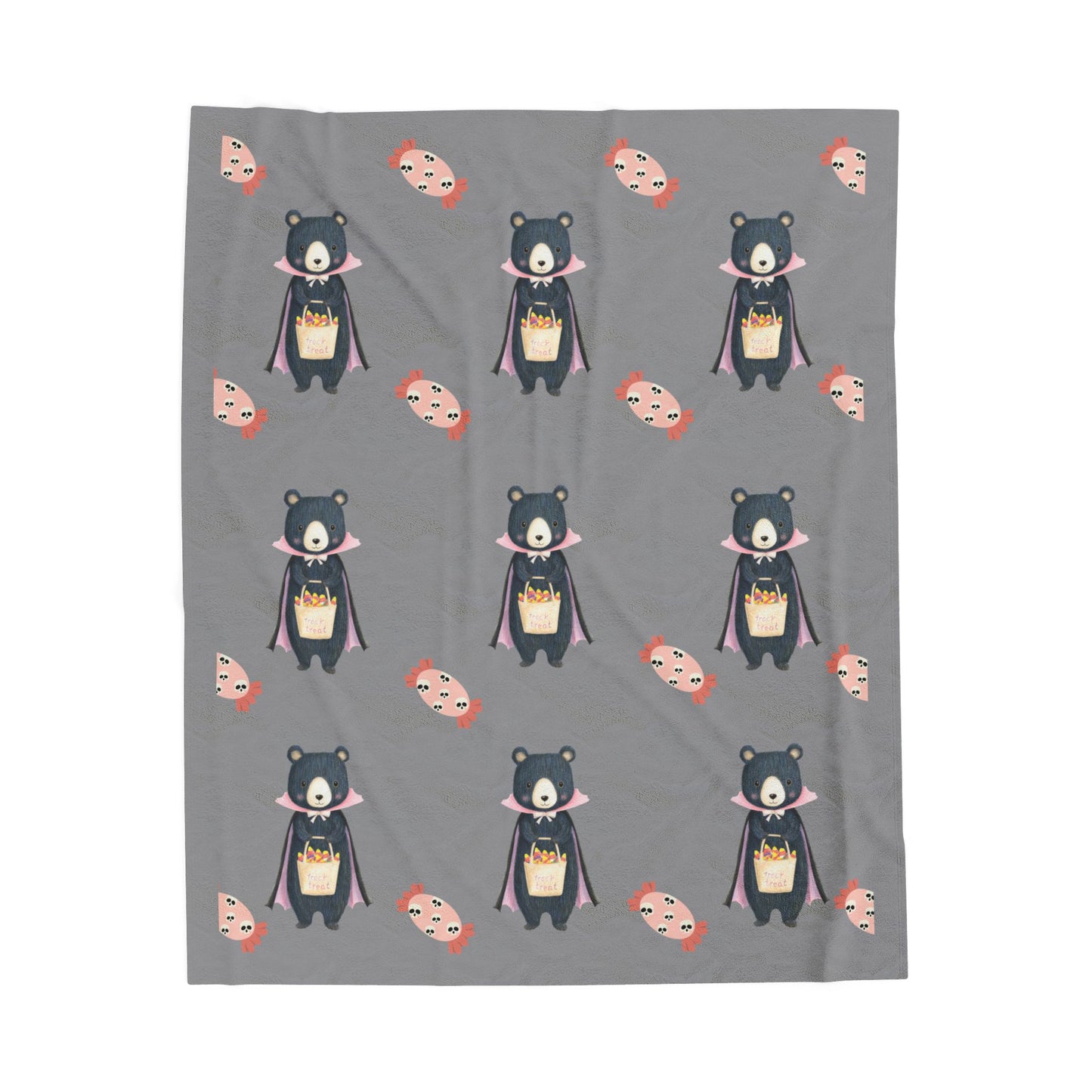 Cozy Velveteen Plush Blanket Featuring Whimsical Bear Design, Perfect for Kids' Rooms, Baby Showers, Gift for Animal Lovers, Nursery [...]