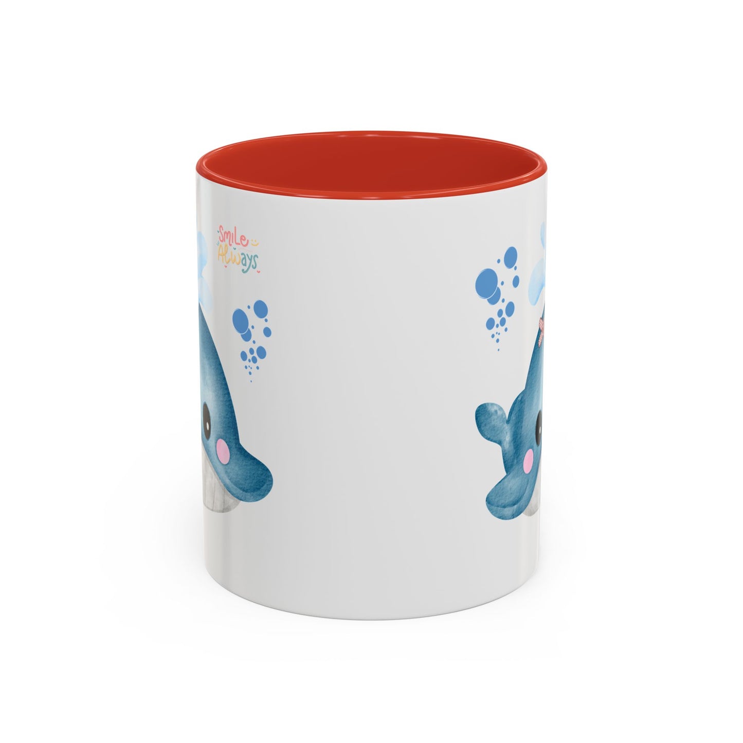 Whale with a bandage and bubble Coffee Mug