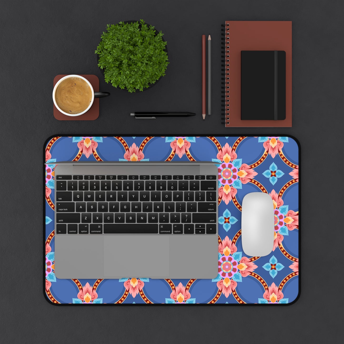 Floral Mama Desk Mat - Stylish and Functional Office Accessory