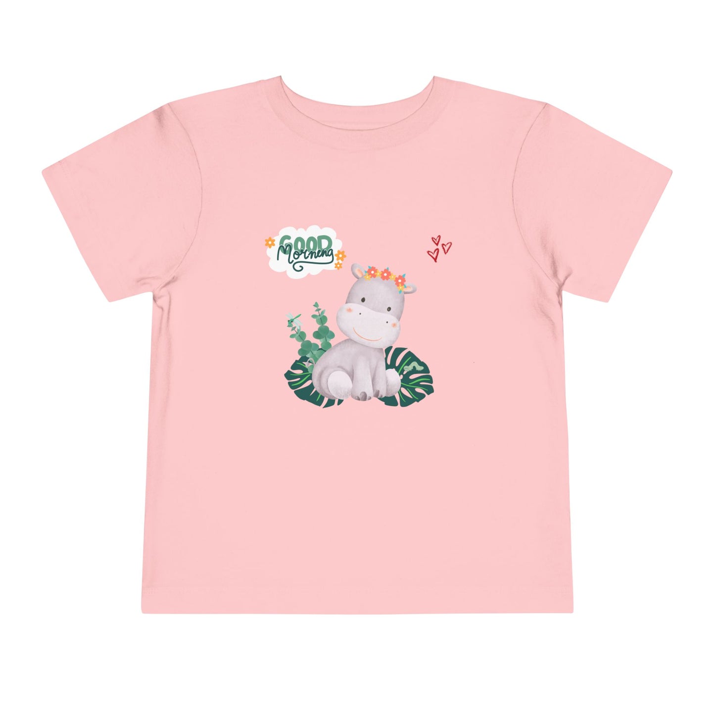 Toddler Short Sleeve Tee with Cute Hippo Design, Fun Kids Tee, Playful Toddler Clothing, Good Vibes T-Shirt, Gift for Little Ones, [...]