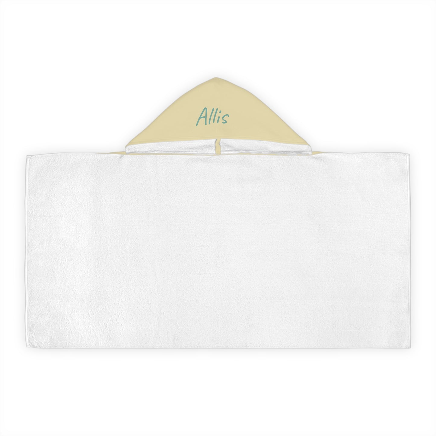 Duckling Hooded Towel — Personalized Kids Beach & Bath Towel with Umbrella Design