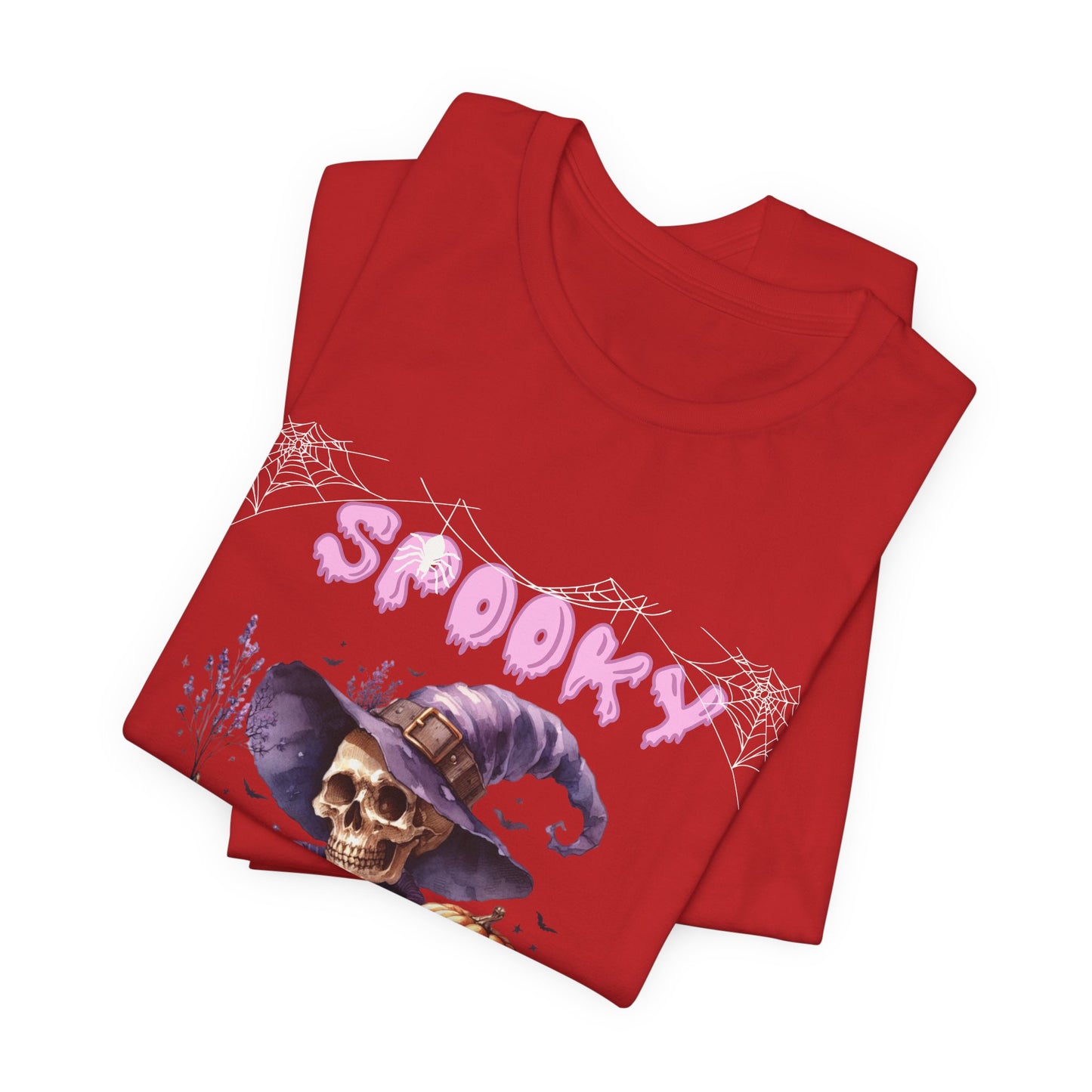 Spooky Skeleton Halloween Tee, Unisex Halloween Shirt, Trick or Treat Apparel, Fall Festivity Clothing, October Celebration Top