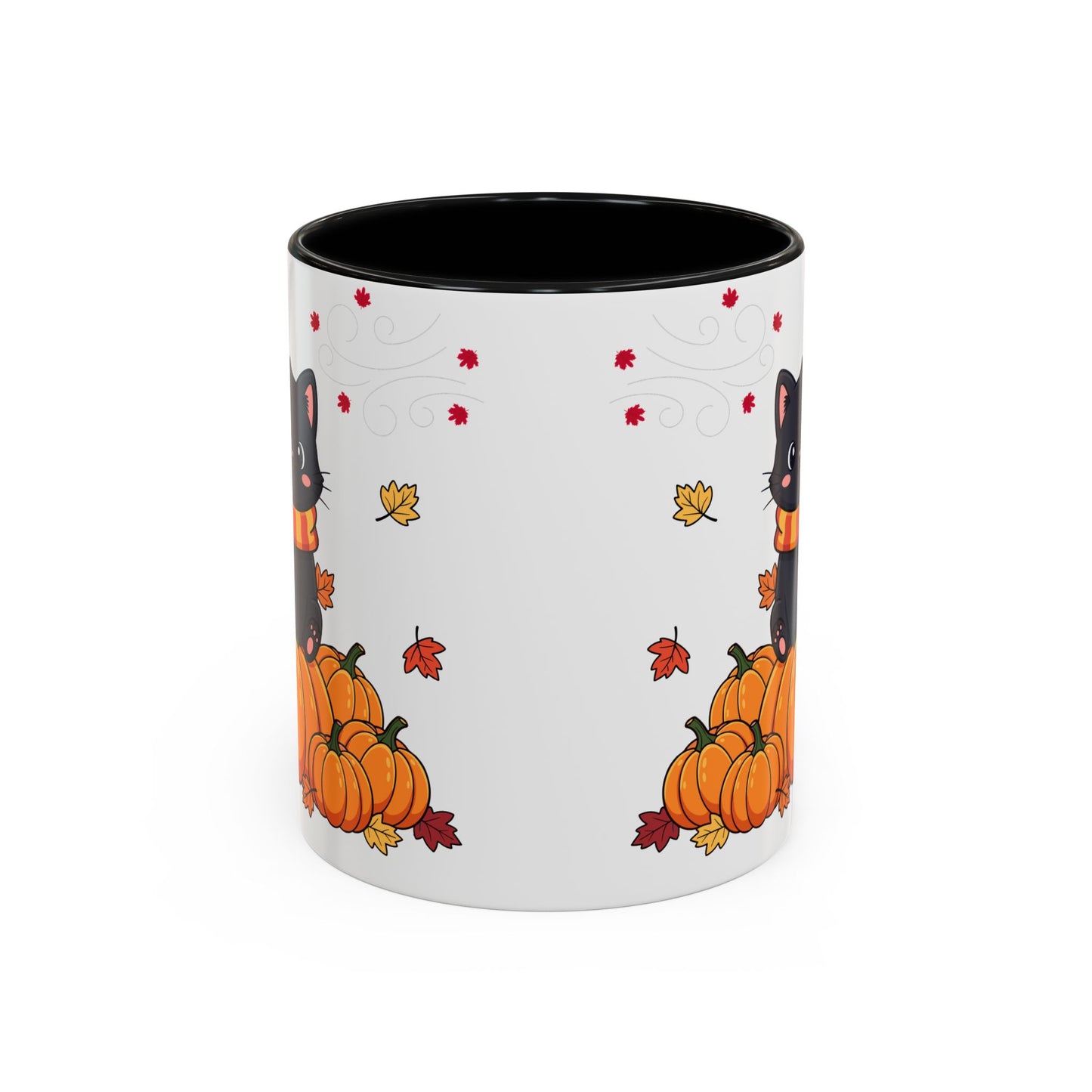 Adorable Pumpkin Cat Coffee Mug