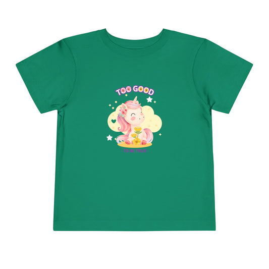 Too Good Toddler Tee, Cute Kids T-Shirt, Fun Gift for Toddlers, Birthday Shirt, Summer Outfit, Playful Apparel