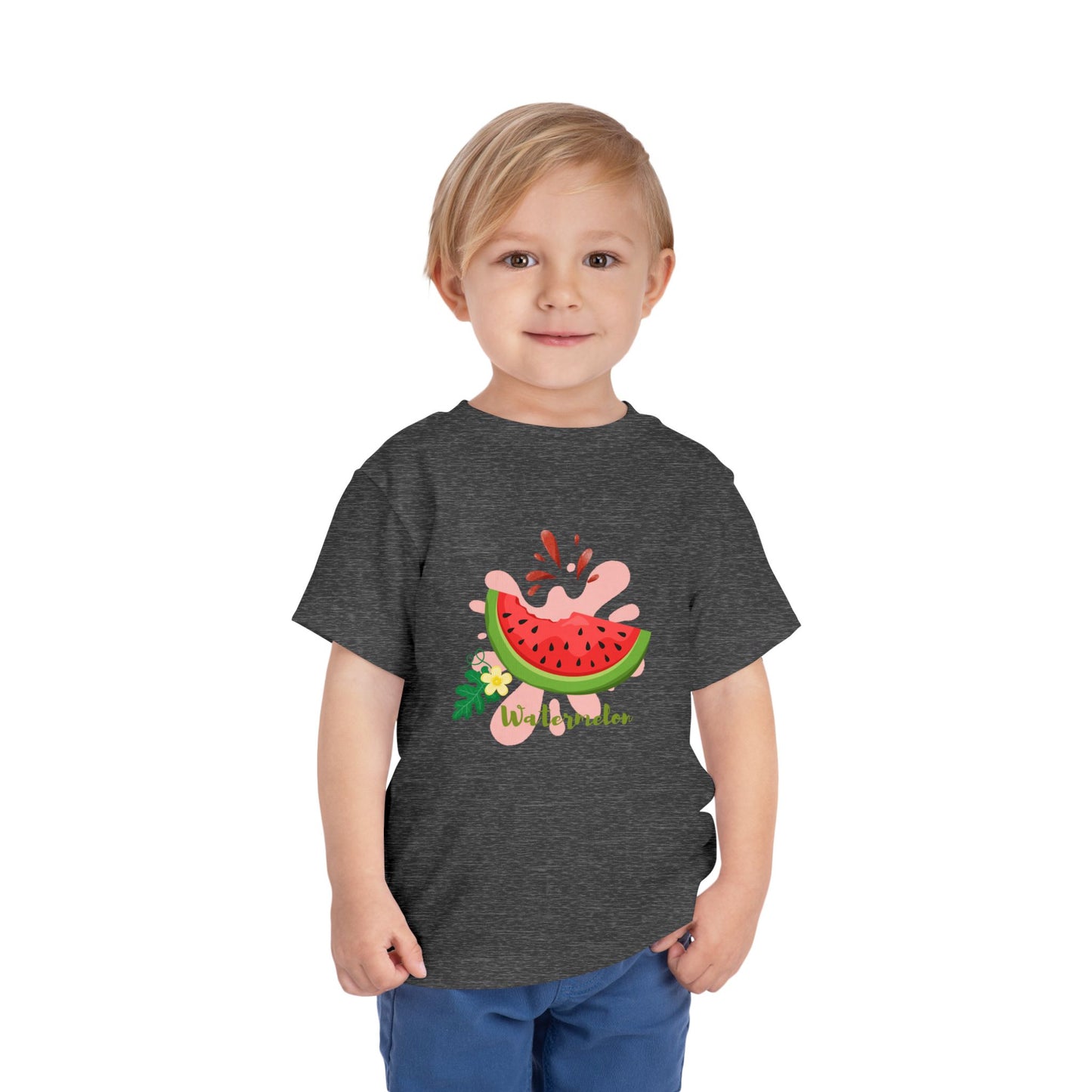 Watermelon Splash Toddler Tee, Summer Shirt, Kids T-Shirt, Cute Toddler Outfit, Fun Playwear, Birthday Gift