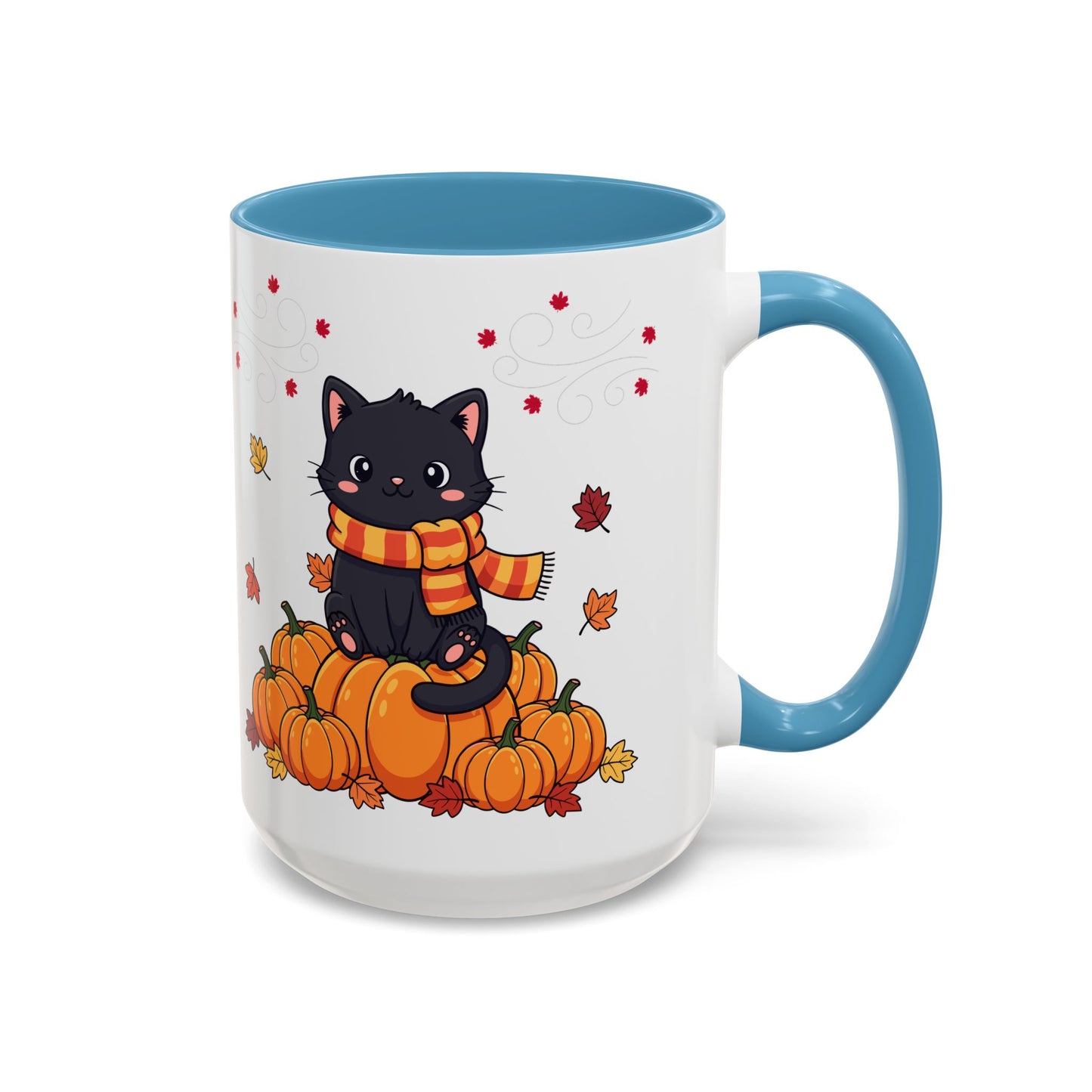 Adorable Pumpkin Cat Coffee Mug