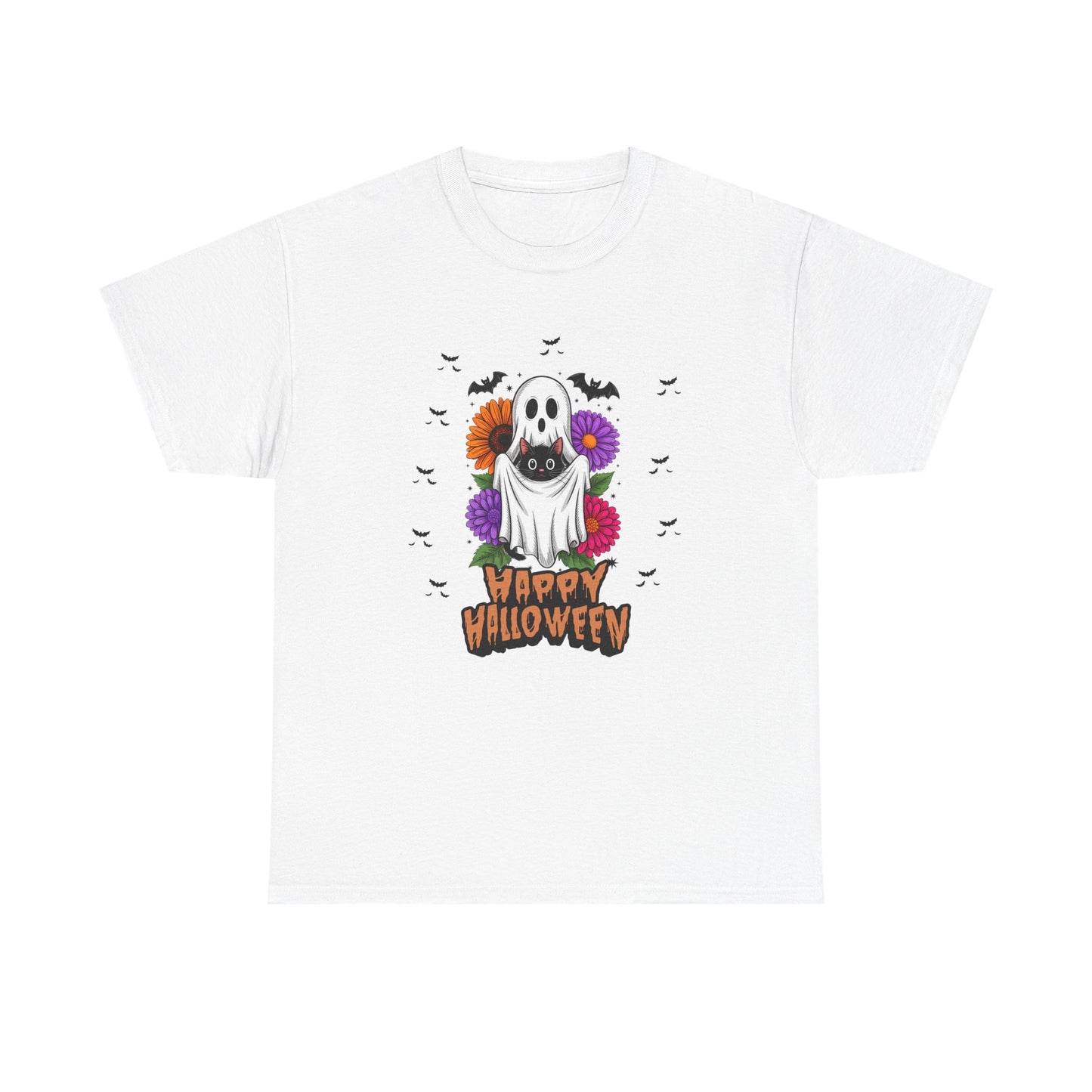 Halloween Ghost Unisex Tee, Perfect for Trick-or-Treating, Spooky Season Shirts, Fall Vibes, Halloween Party Attire