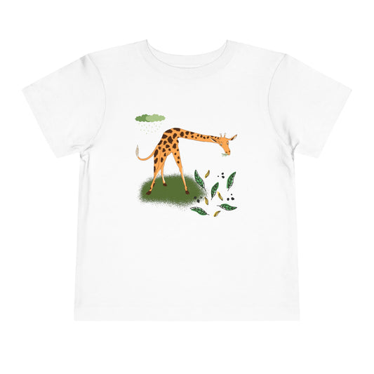 Cute Giraffe Toddler Tee, Animal Shirt, Kids Summer Tee, Playful Toddler Clothes, Gift for Baby Showers, Nursery Decor, Toddler Outfit