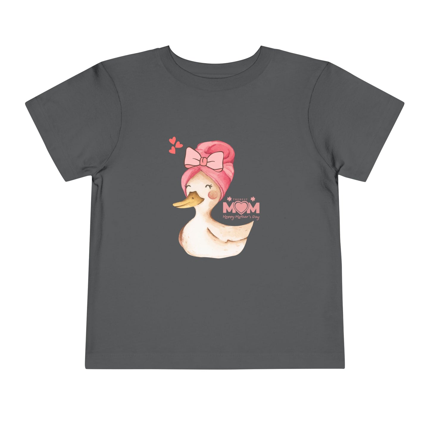 Cute Duck Mom Toddler Tee, Toddler Shirt, Kids Gift, Baby Shower Gift, Mother's Day, Cute Kids Top, Animal Prints