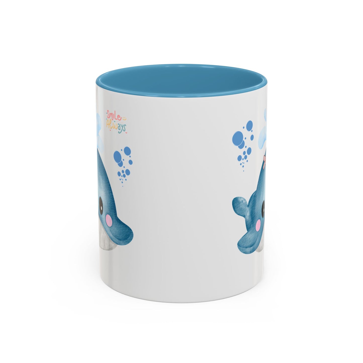 Whale with a bandage and bubble Coffee Mug