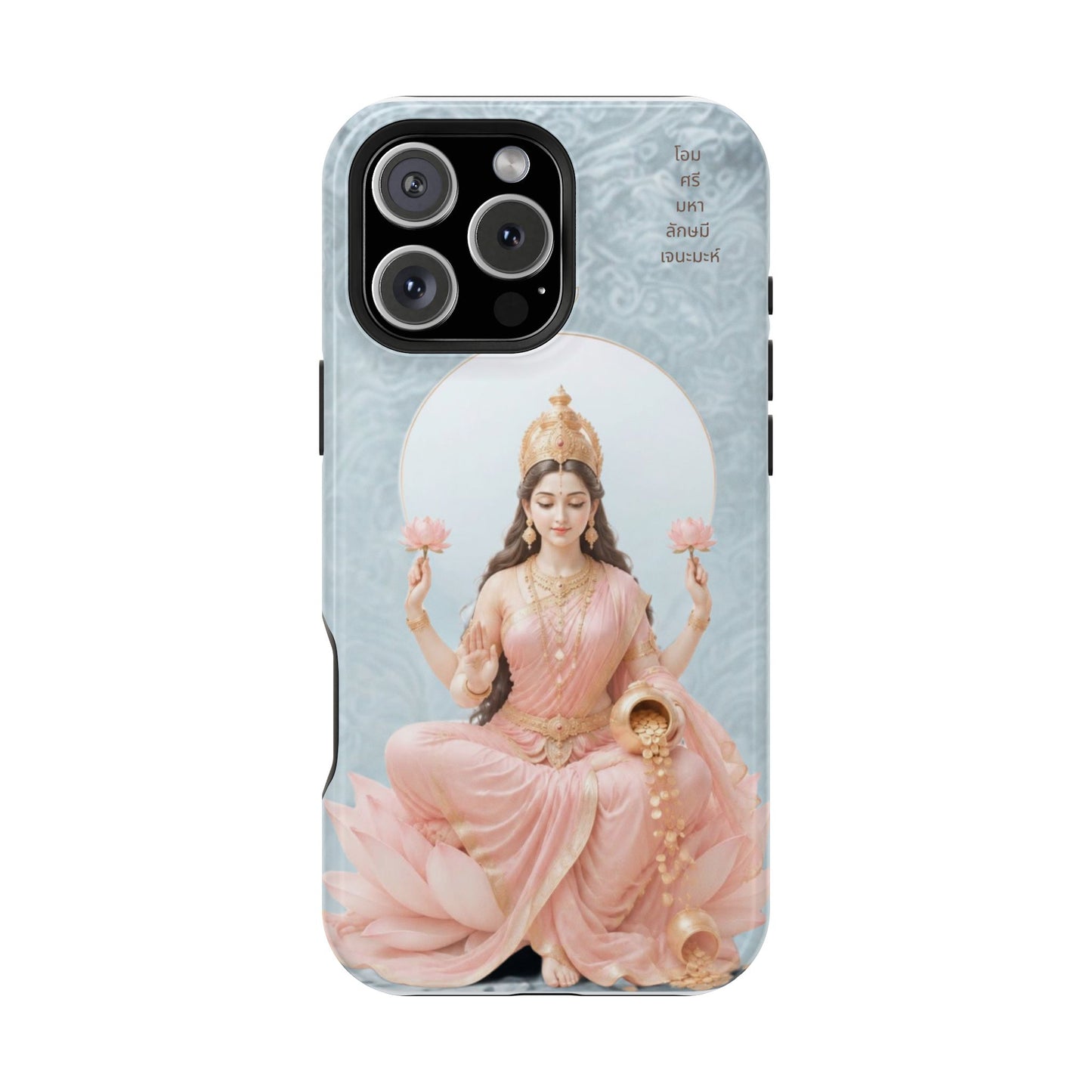 Lakshmi Goddess Phone Case — Magnetic Impact-Resistant Spiritual Protection