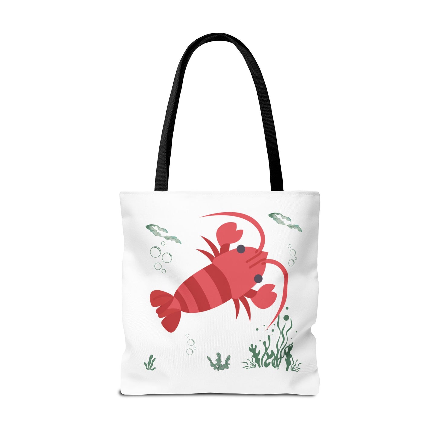 Red crayfish in an aquatic environment Tote Bag