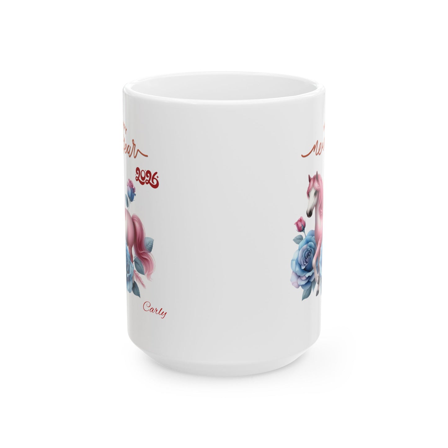 Unicorn Floral Ceramic Mug — 'Make Your Own Magic' 11oz & 15oz