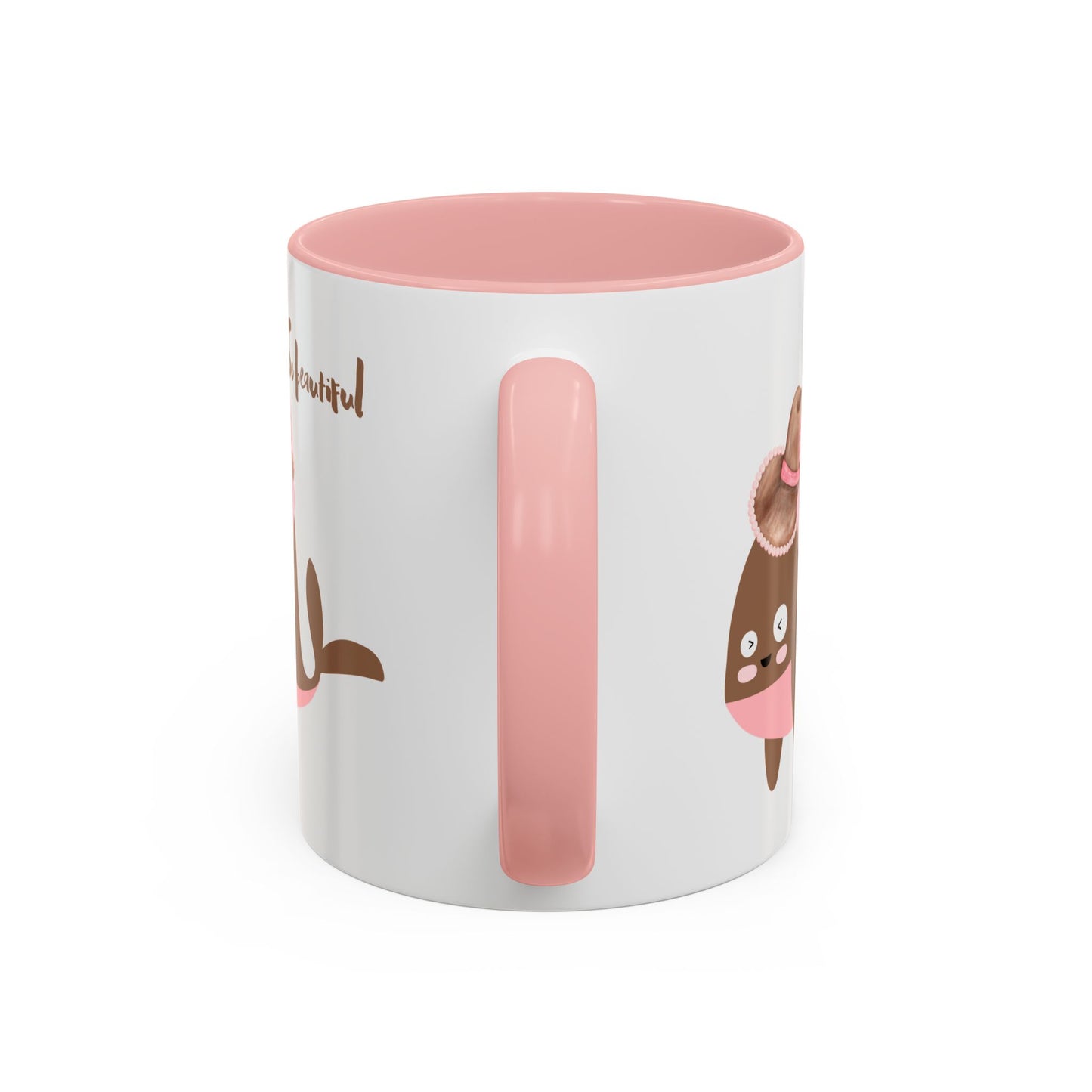 Whale wearing a cowboy hat with a pink bow Coffee Mug