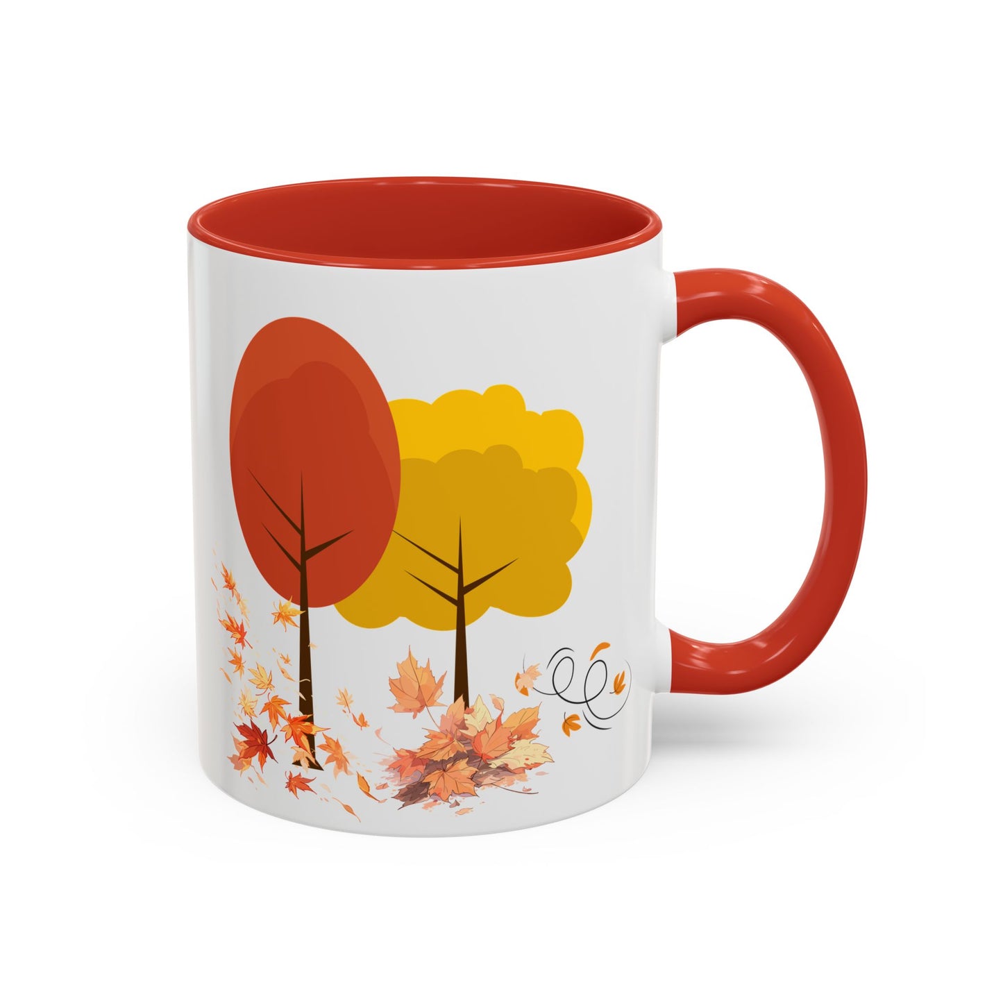 Autumn Leaves Coffee Mug - Cozy Seasonal Drinkware