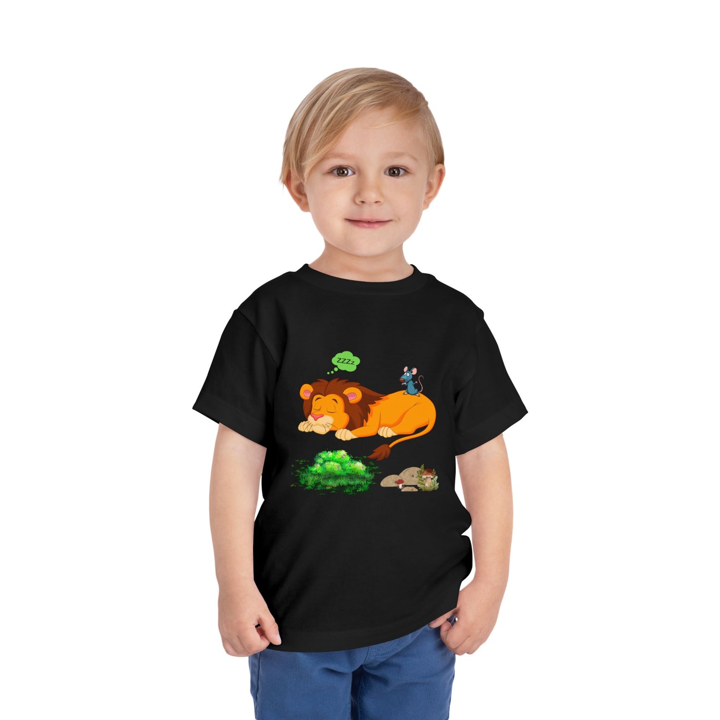 Lion Dreaming Toddler Tee, Cute Kids Shirt, Animal Lover Gift, Playful Toddler Apparel, Birthday Gift, Fun Kids Clothing