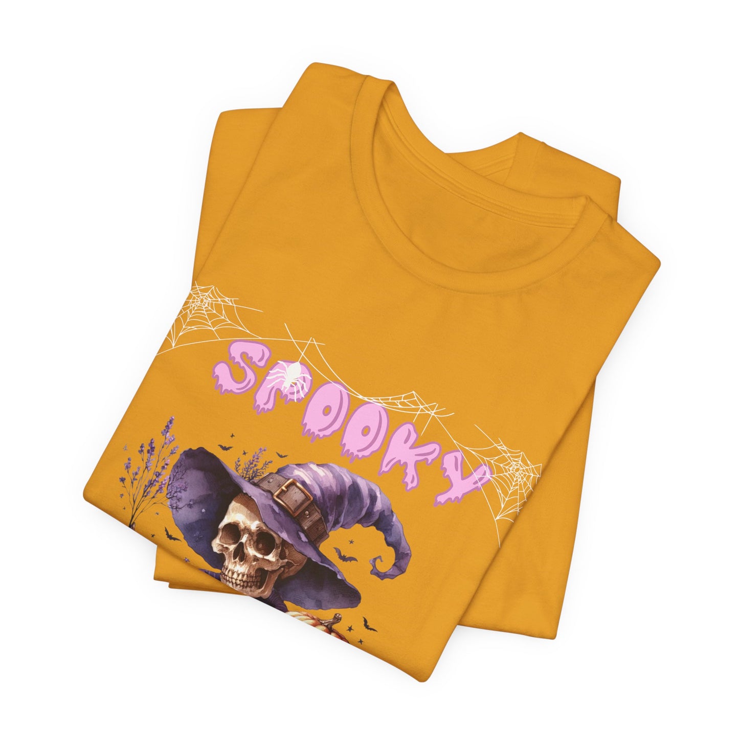Spooky Skeleton Halloween Tee, Unisex Halloween Shirt, Trick or Treat Apparel, Fall Festivity Clothing, October Celebration Top
