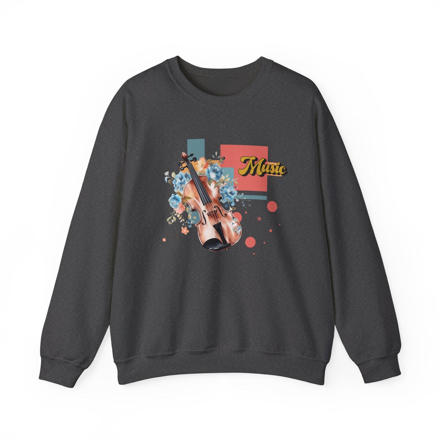 Musical Vibes Crewneck Sweatshirt | Gift for Music Lovers, Cozy and Stylish, Perfect for Concerts, Casual Wear, All Seasons