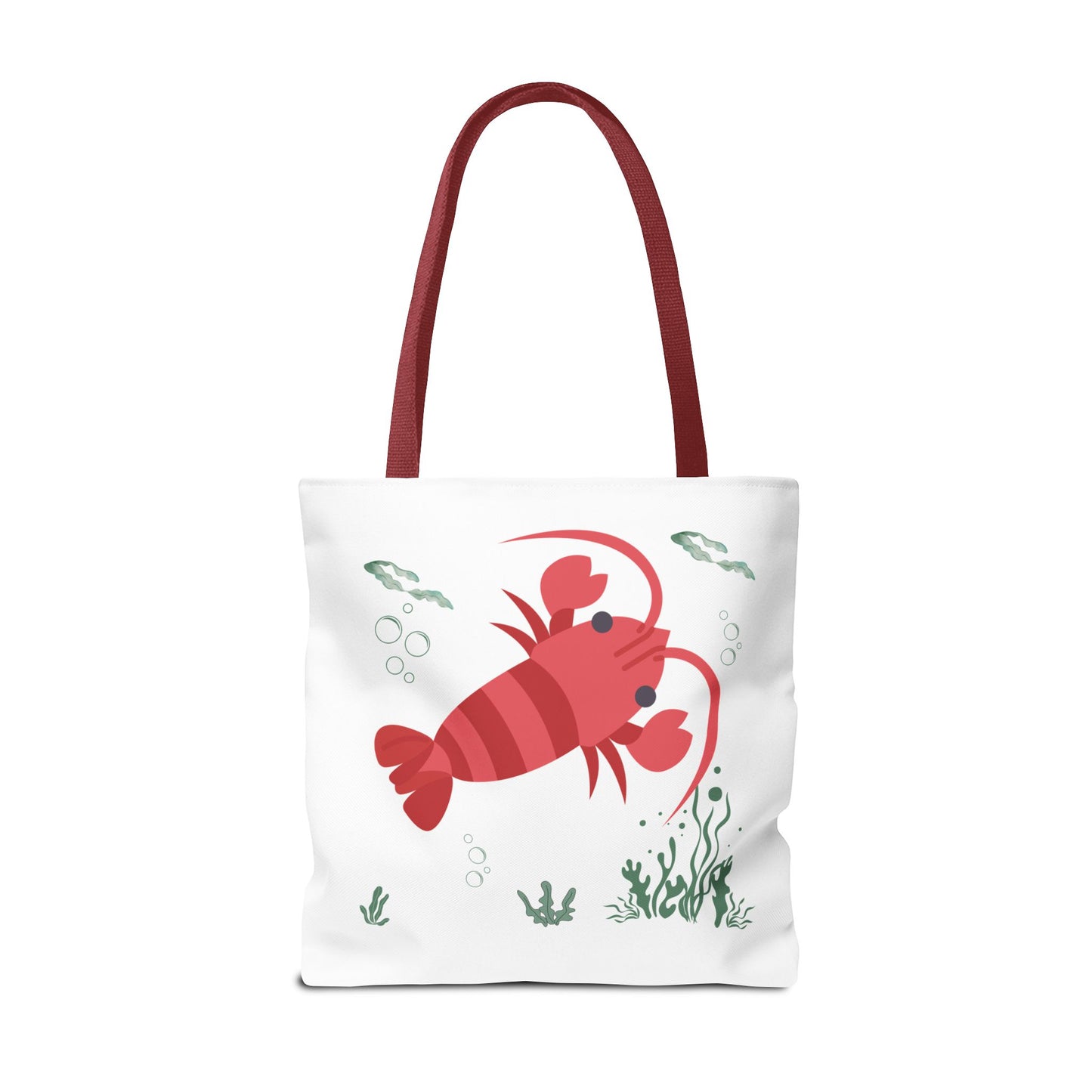Red crayfish in an aquatic environment Tote Bag