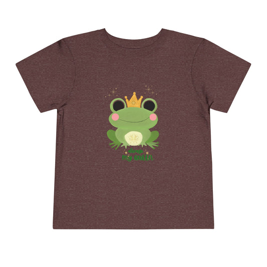 Cute Frog Toddler Tee - Perfect Gift for Birthdays, Playdates, Summer Outings, Baby Showers, Cute Kids Clothing