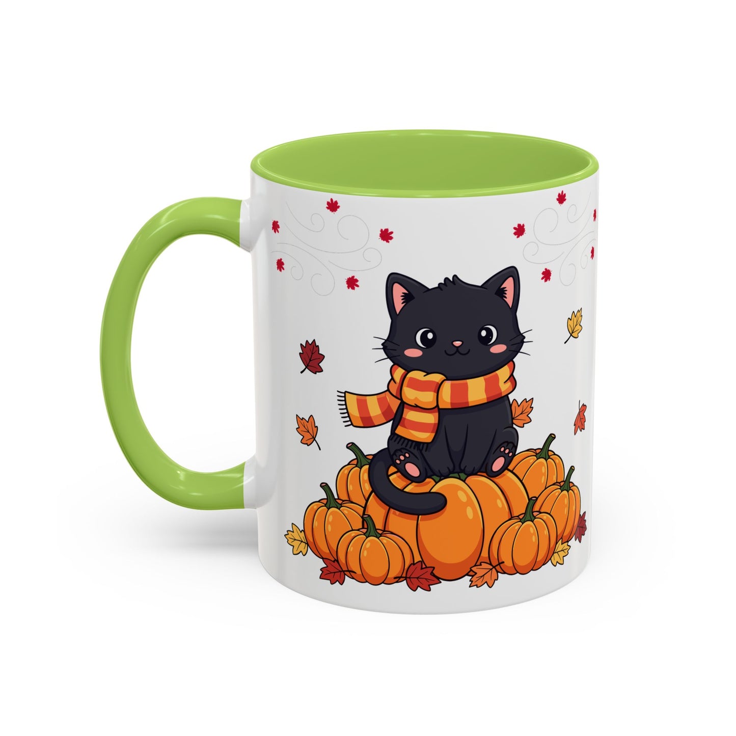 Adorable Pumpkin Cat Coffee Mug
