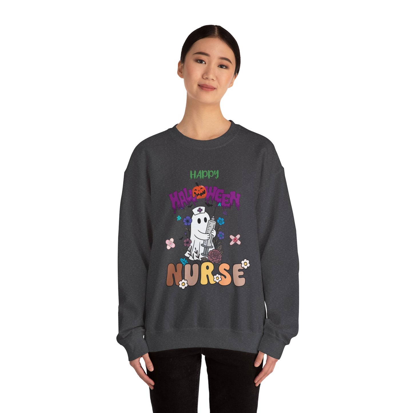 Happy Halloween Nurse Sweatshirt, Unisex Crewneck Sweatshirt for Nurses, Cozy Halloween Apparel, Fall Celebration Clothing, Perfect [...]