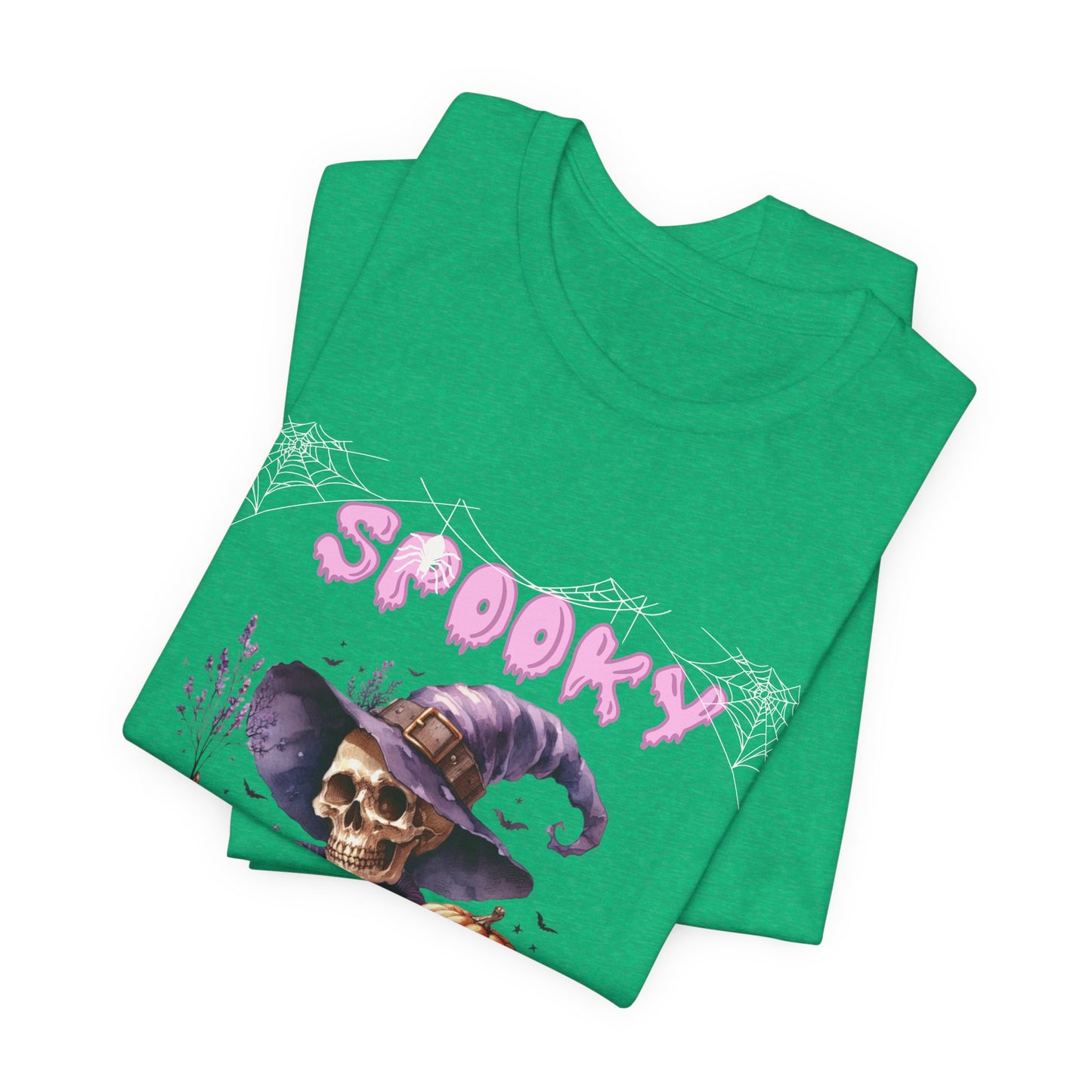 Spooky Skeleton Halloween Tee, Unisex Halloween Shirt, Trick or Treat Apparel, Fall Festivity Clothing, October Celebration Top