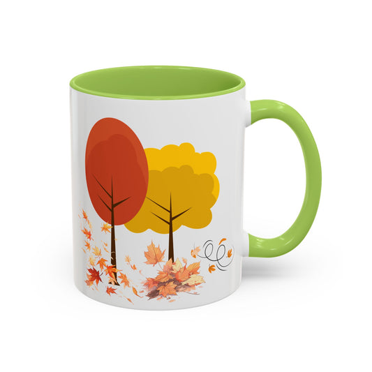 Autumn Leaves Coffee Mug - Cozy Seasonal Drinkware
