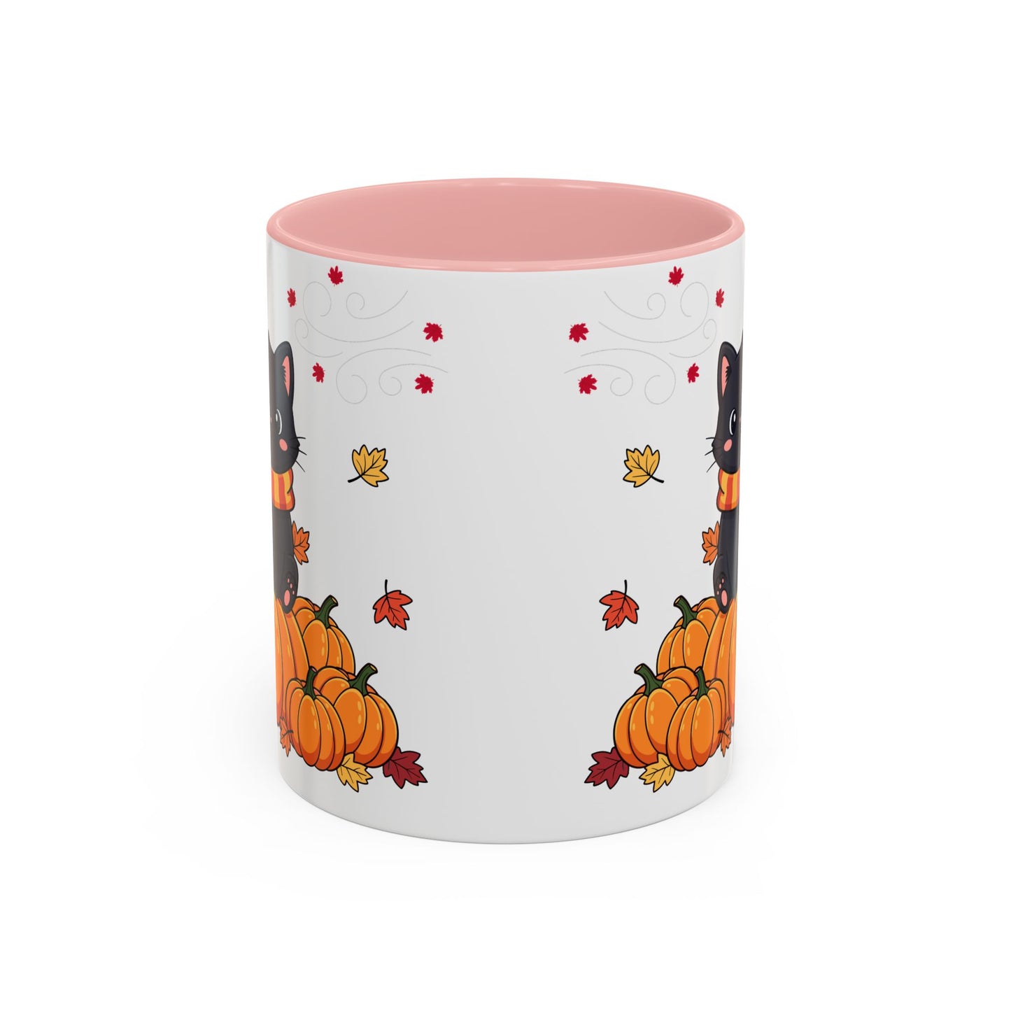 Adorable Pumpkin Cat Coffee Mug