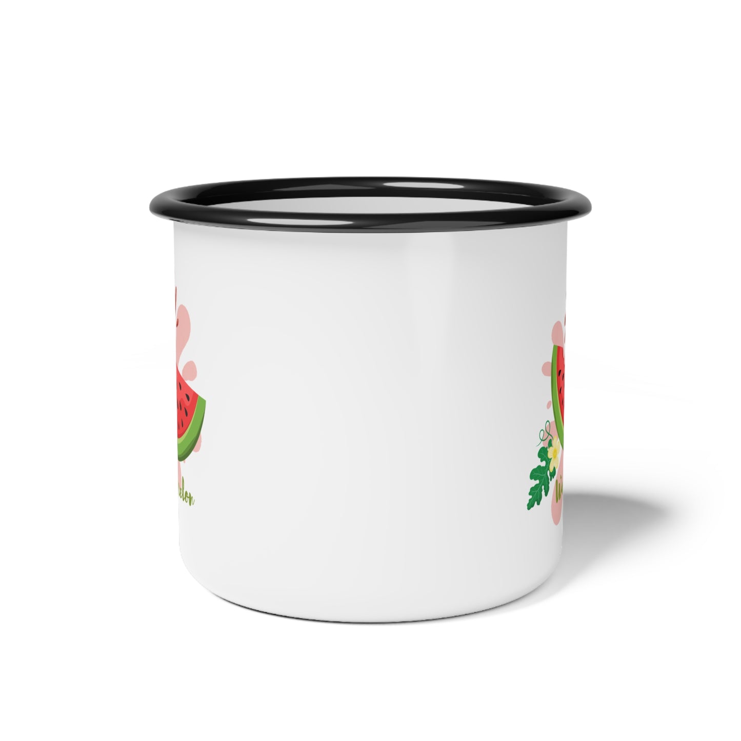 Watermelon Enamel Camp Cup - Fun Outdoor Drinkware