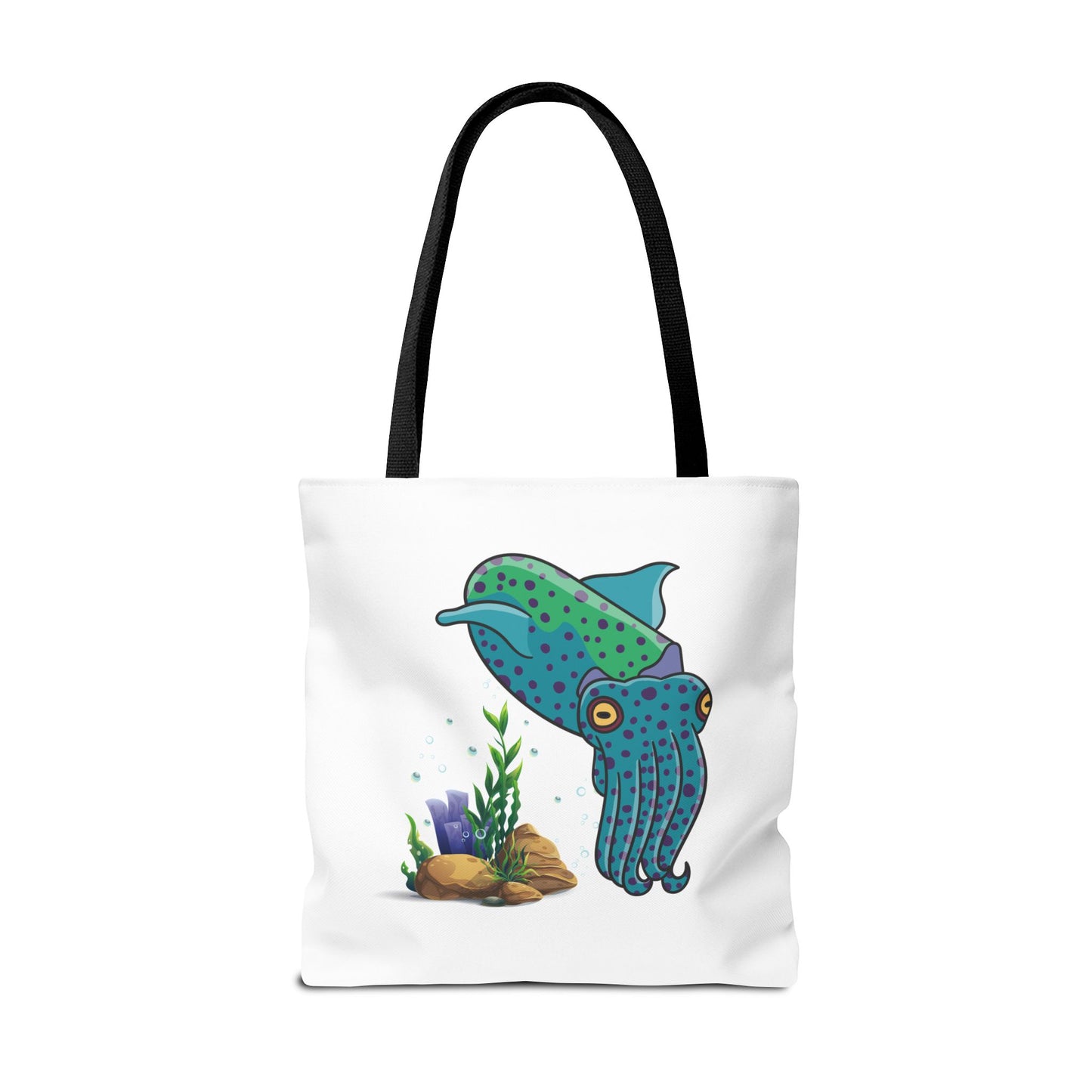 Cute with marine habitat coral and bubbles Tote Bag