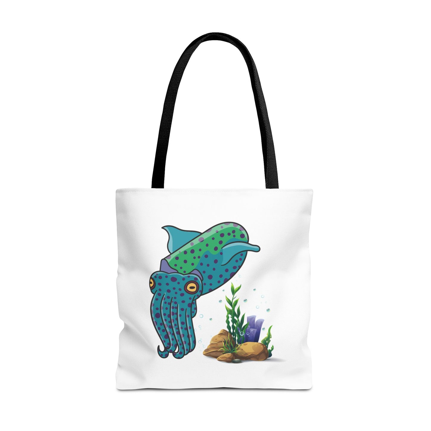 Cute with marine habitat coral and bubbles Tote Bag