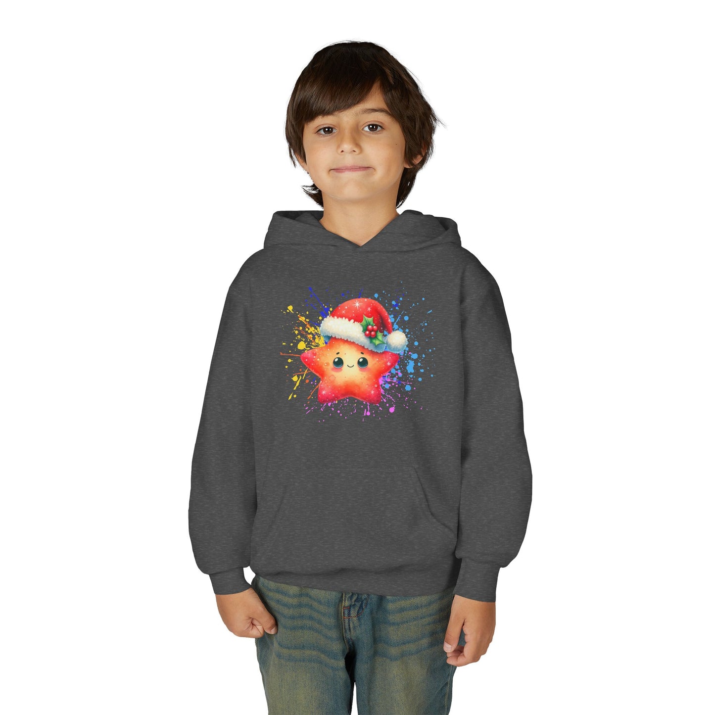 Cute Holiday Star Hoodie for Kids