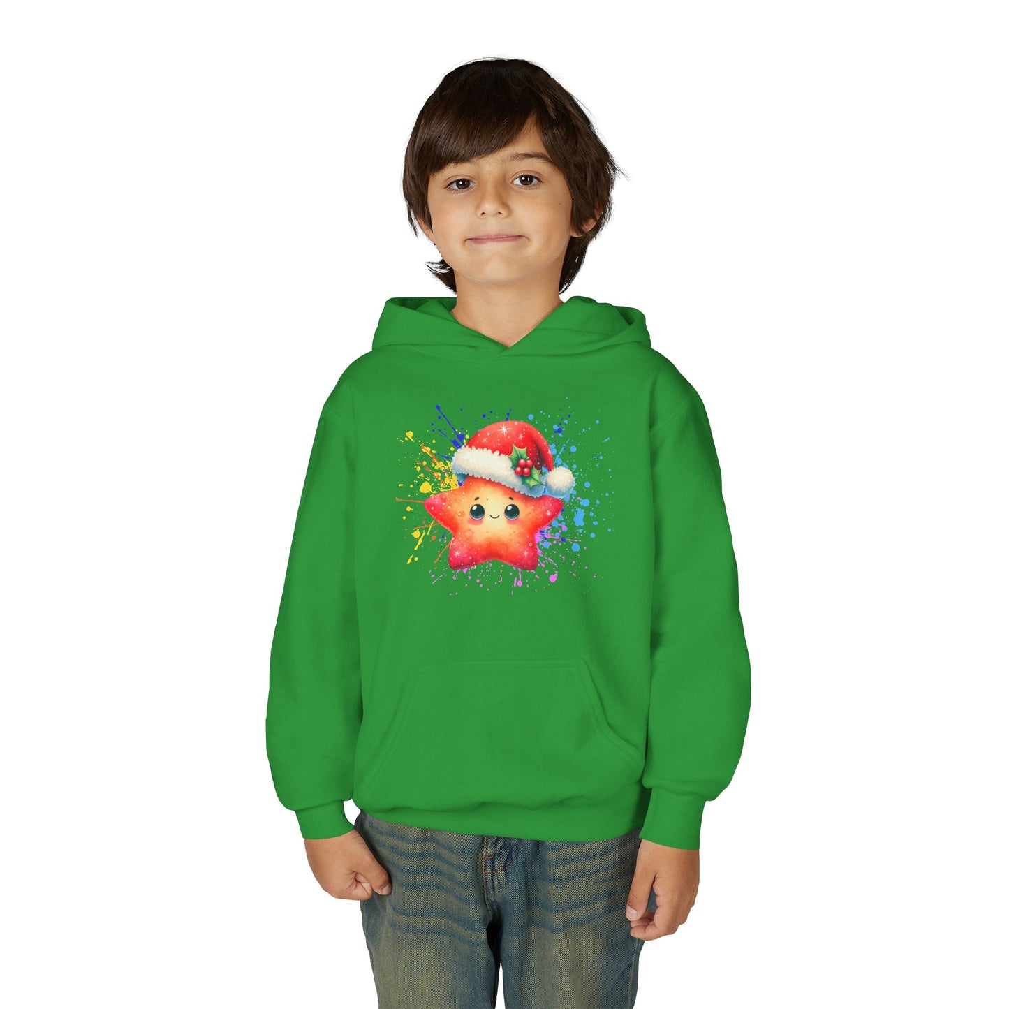Cute Holiday Star Hoodie for Kids
