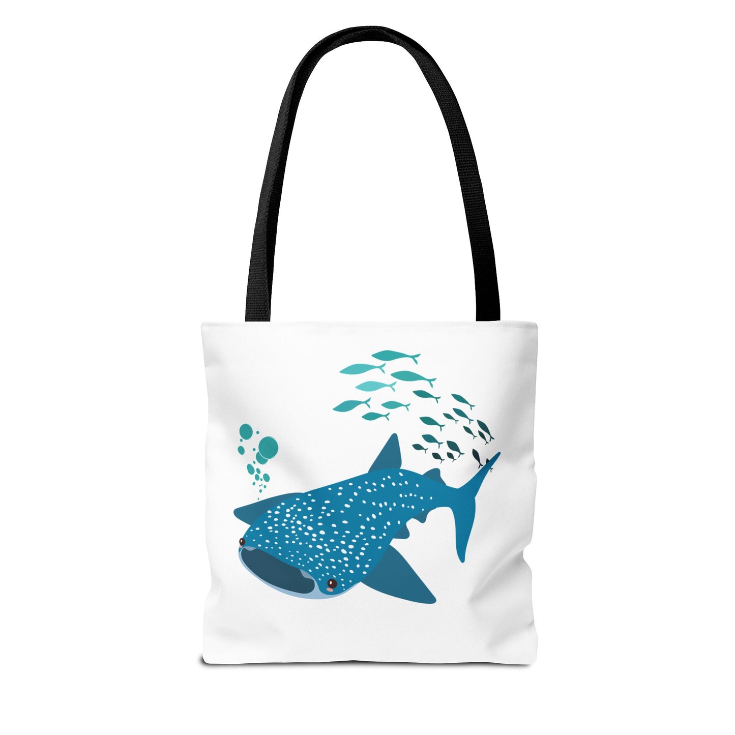 Whale Shark school of fish and buddles Tote Bag