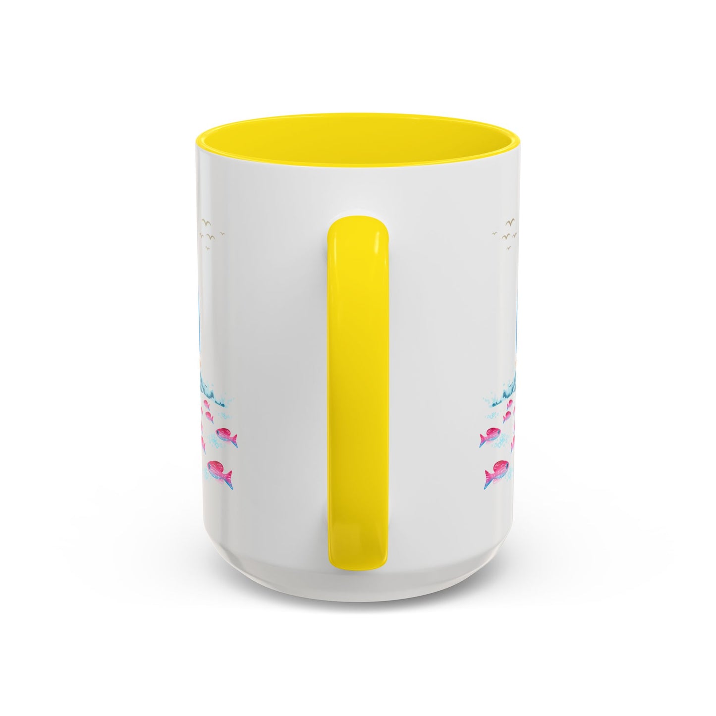 Sailboat and Red fish Coffee Mug