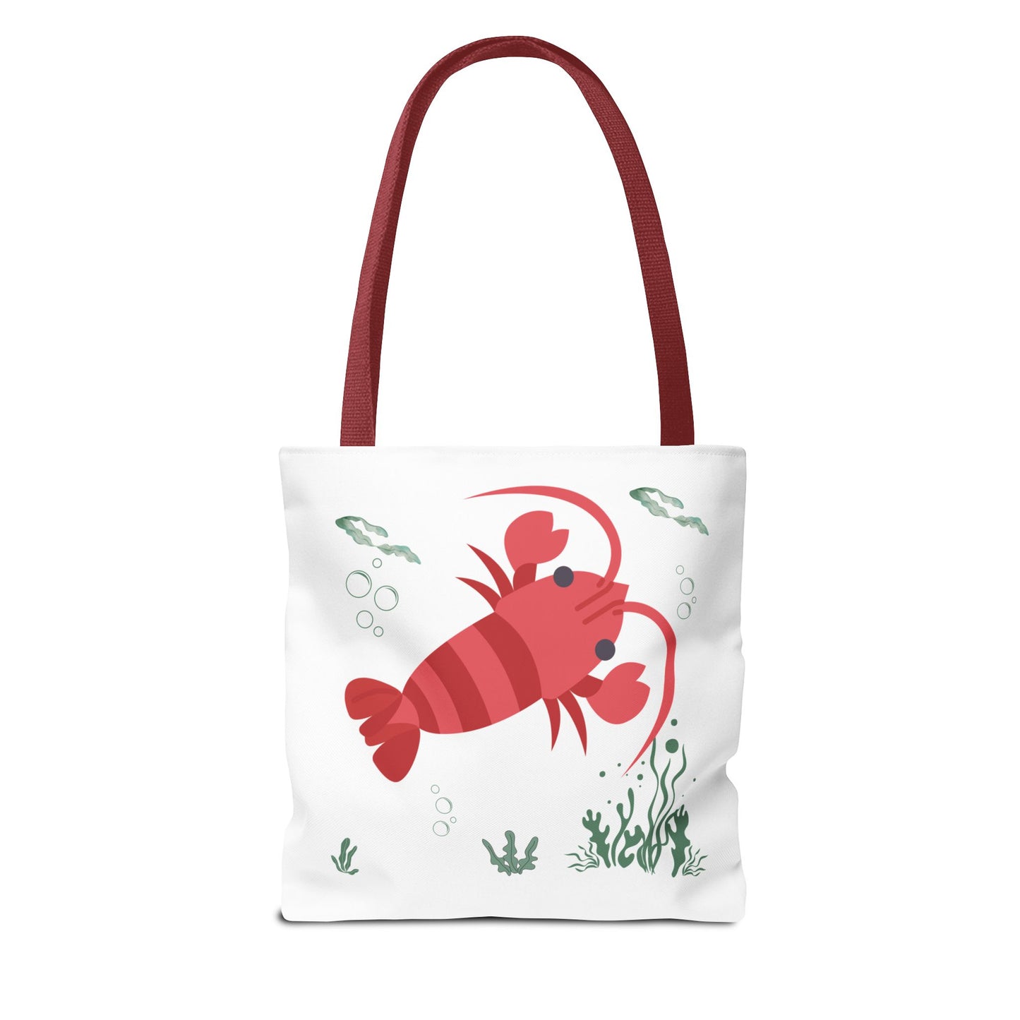 Red crayfish in an aquatic environment Tote Bag